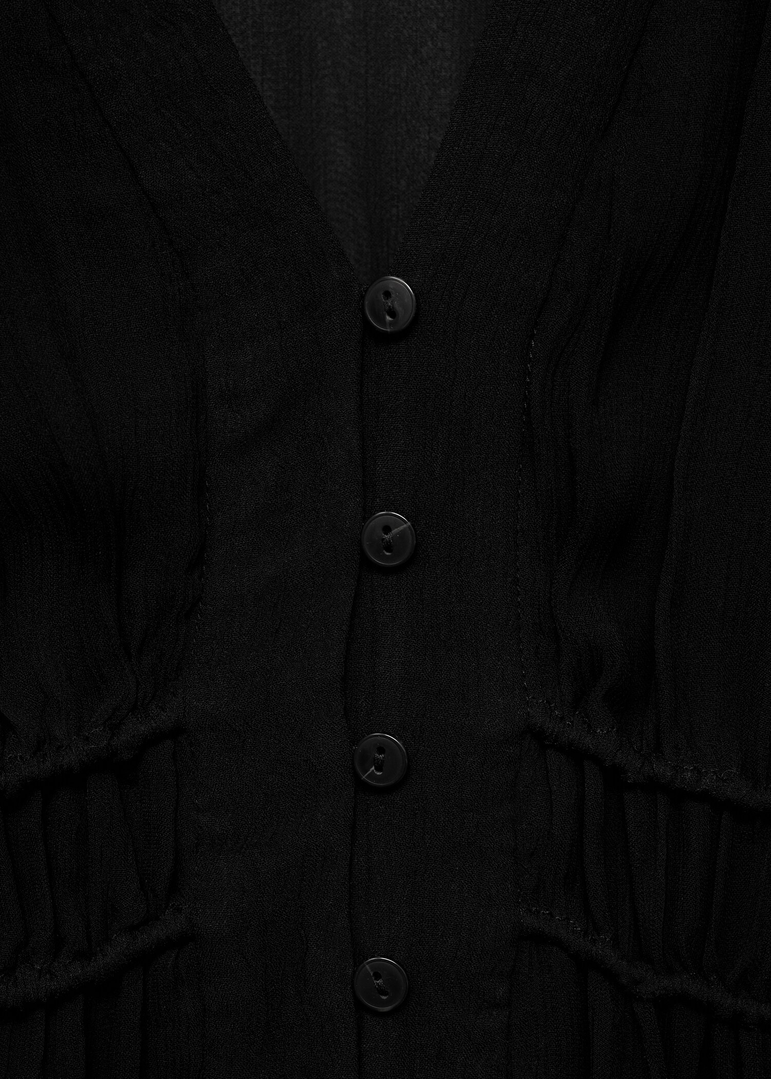 Robe gaze manches bouffantes - Détail de l'article 8