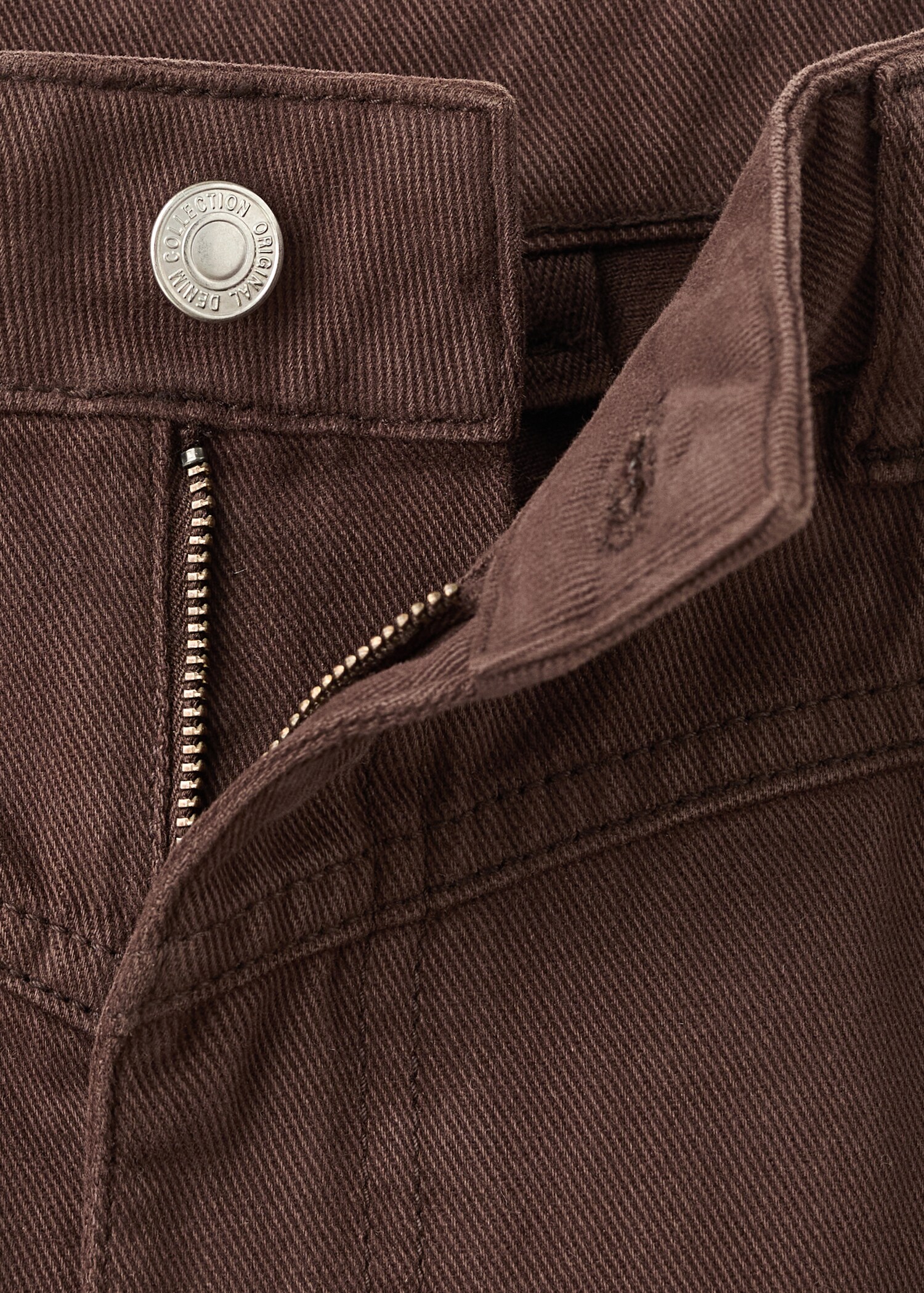 Wide-leg mid-rise loose-fit jeans - Details of the article 0