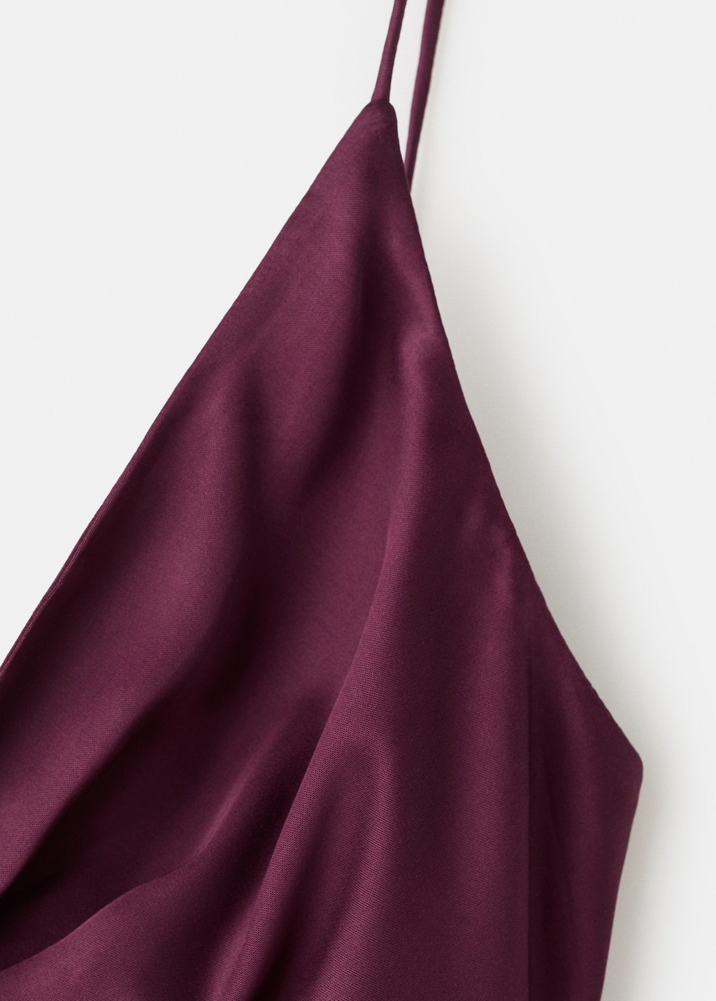 V-neck satin dress - image 5