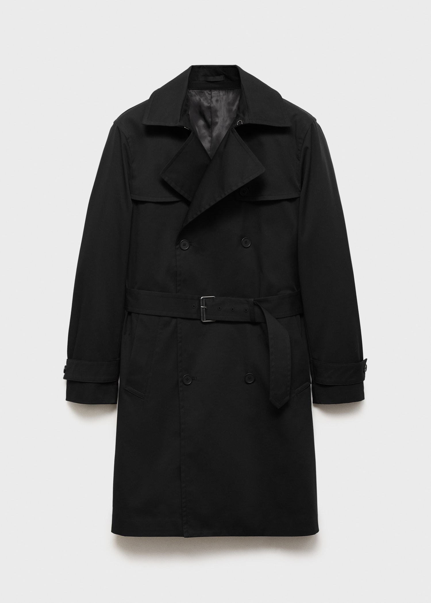 Water-repellent belted trench coat MANGO Mali - Main Image