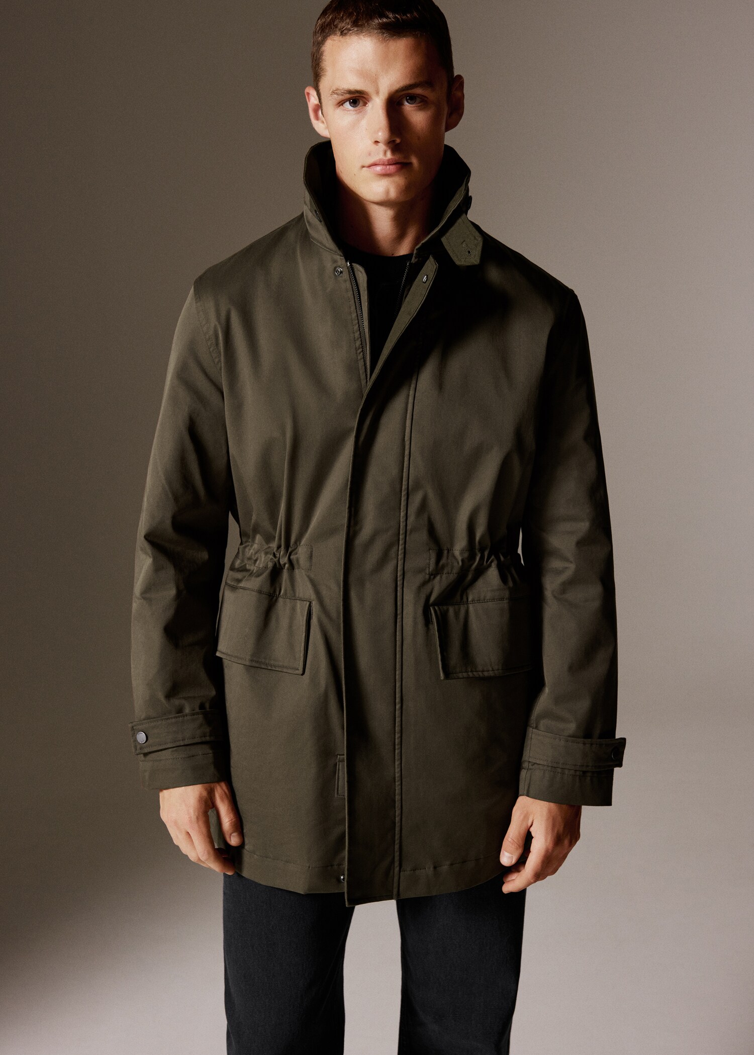 Parka coton à poches déperlant - Détail de l'article 3