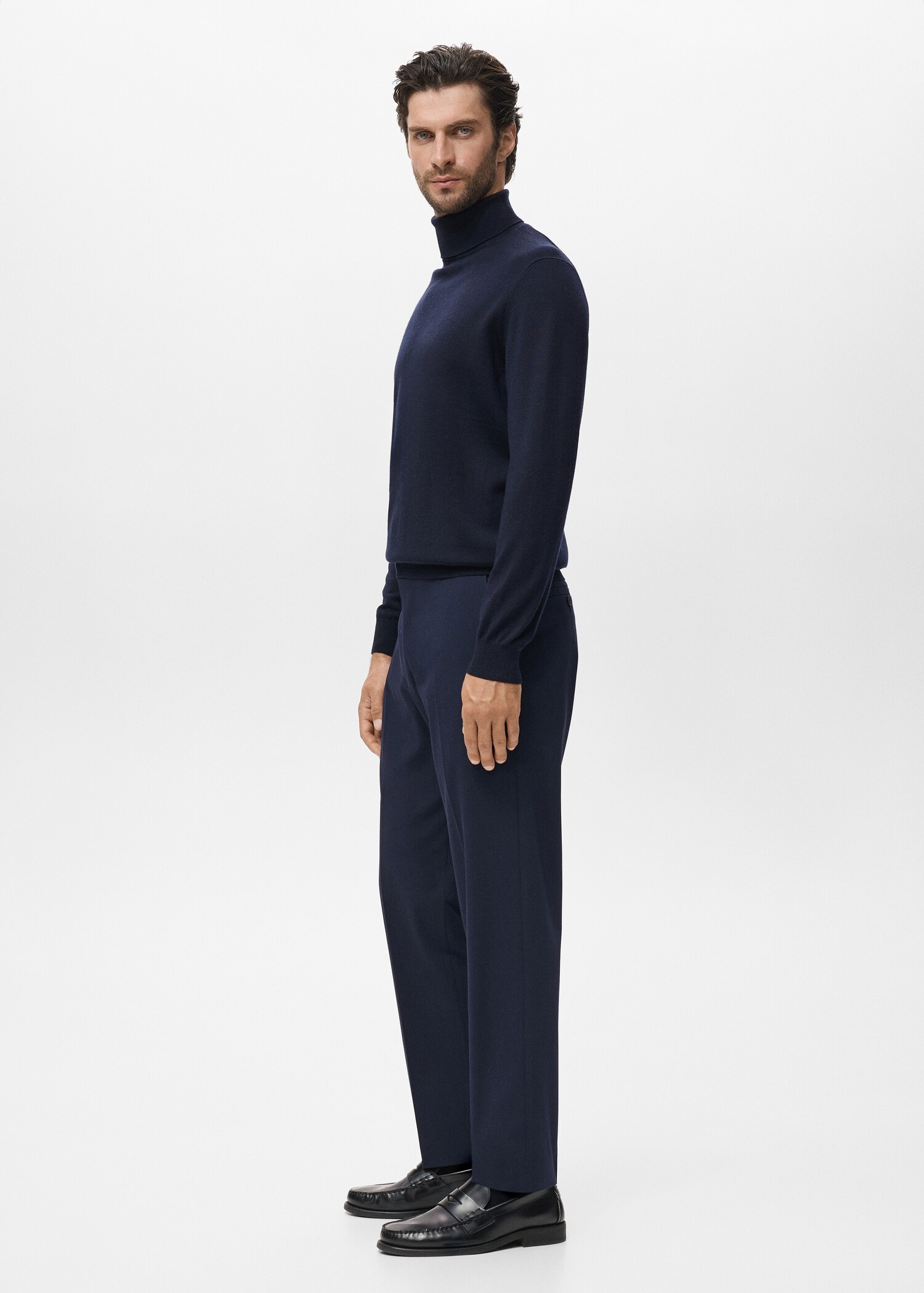 100% merino wool turtleneck sweater - Details of the article 2