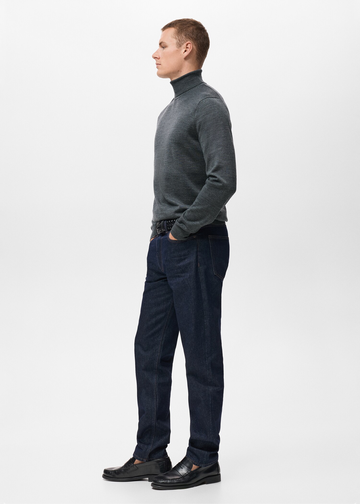 100% wool turtleneck sweater - Details of the article 2