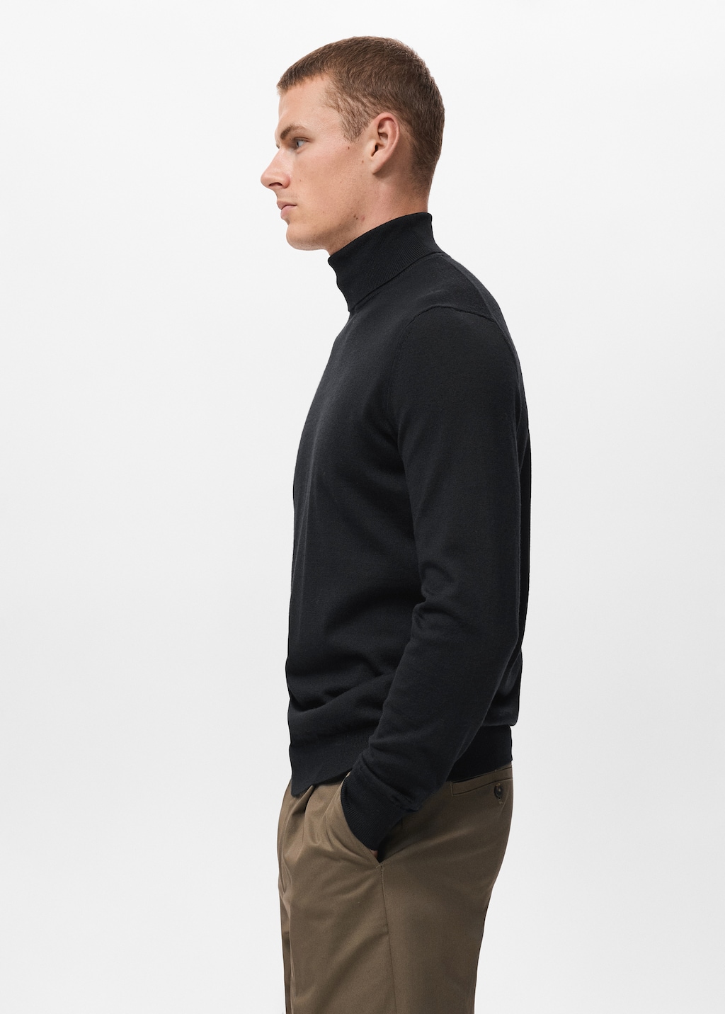 100% merino wool turtleneck sweater