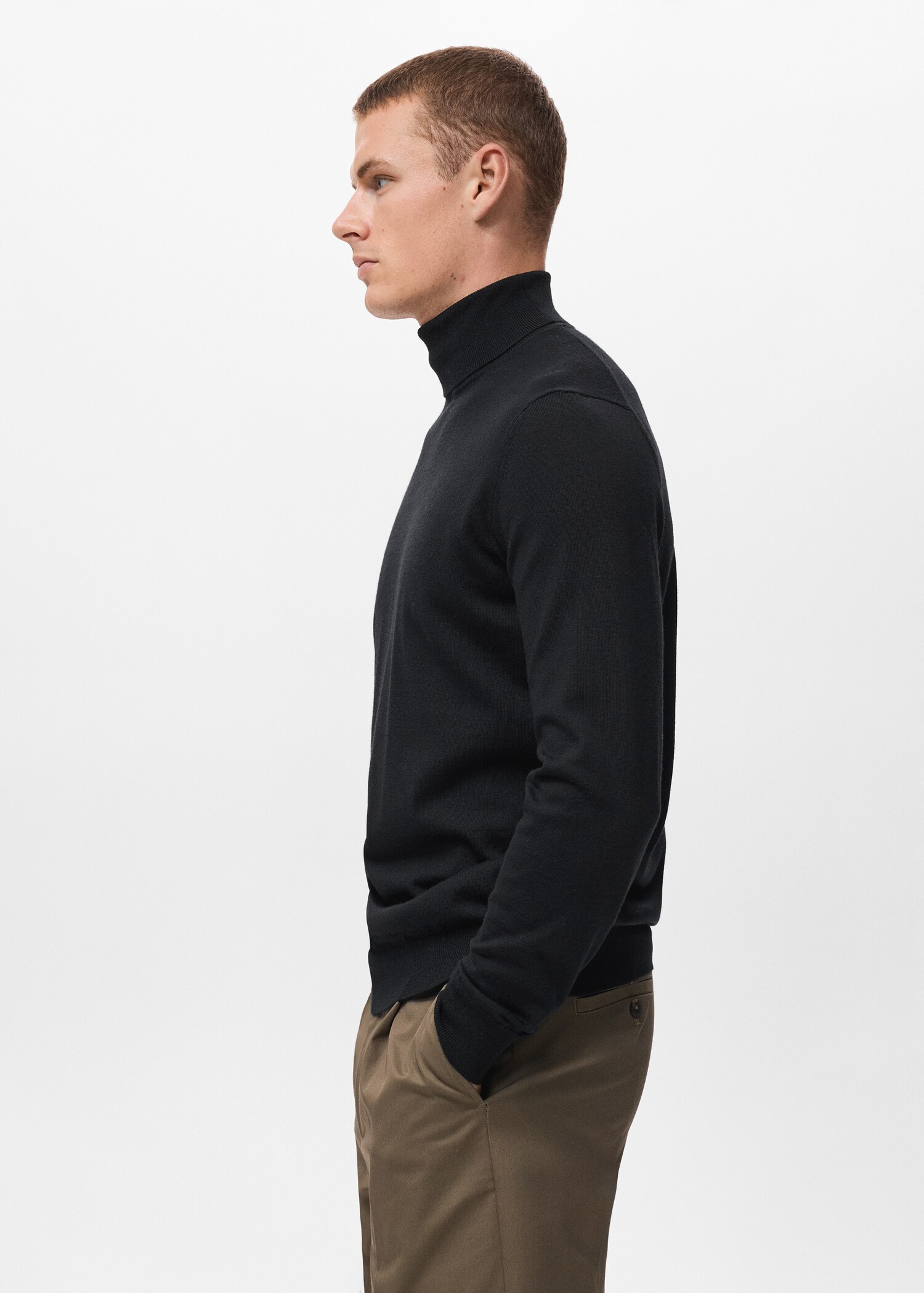 100% wool turtleneck sweater - Details of the article 2