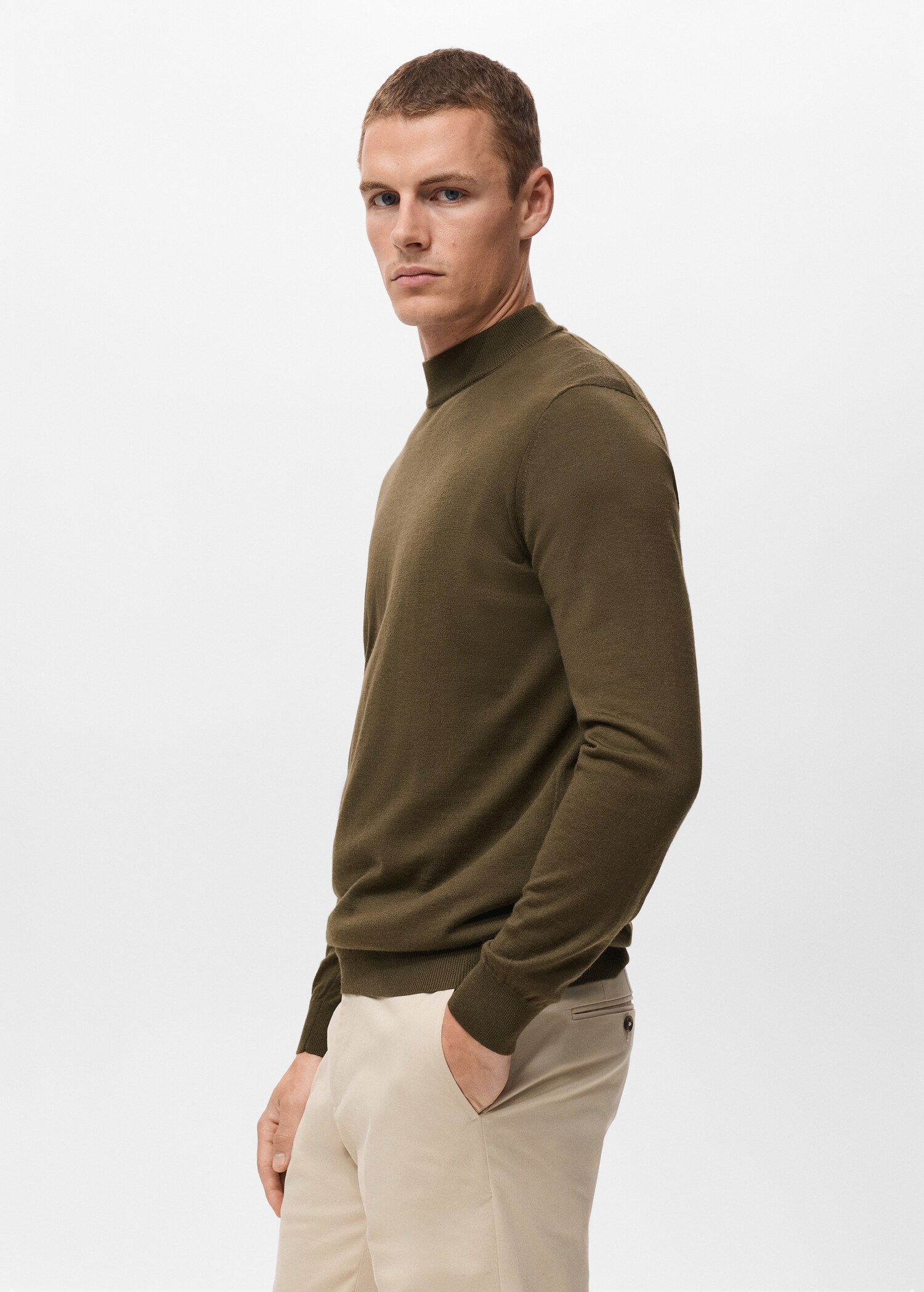 100% wool turtleneck sweater - Details of the article 2