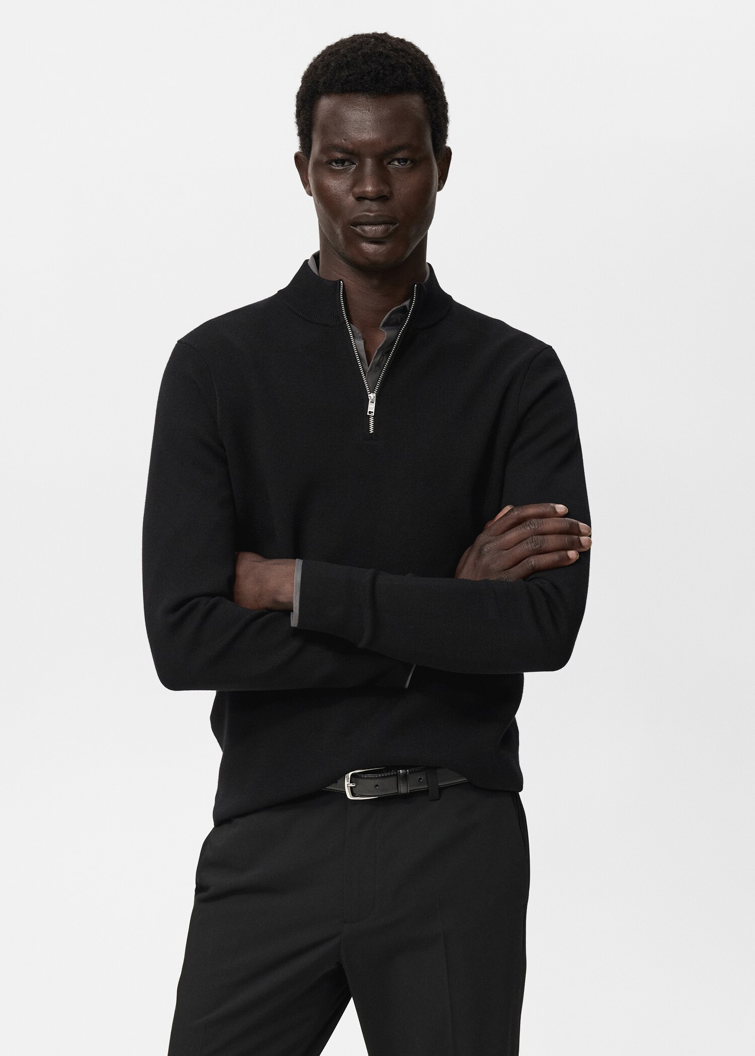 Jersey punto cuello perkins - Plano medio