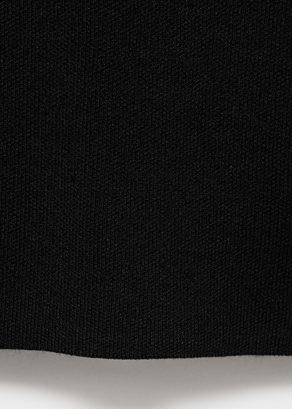 Knitted sweater with perkins neck