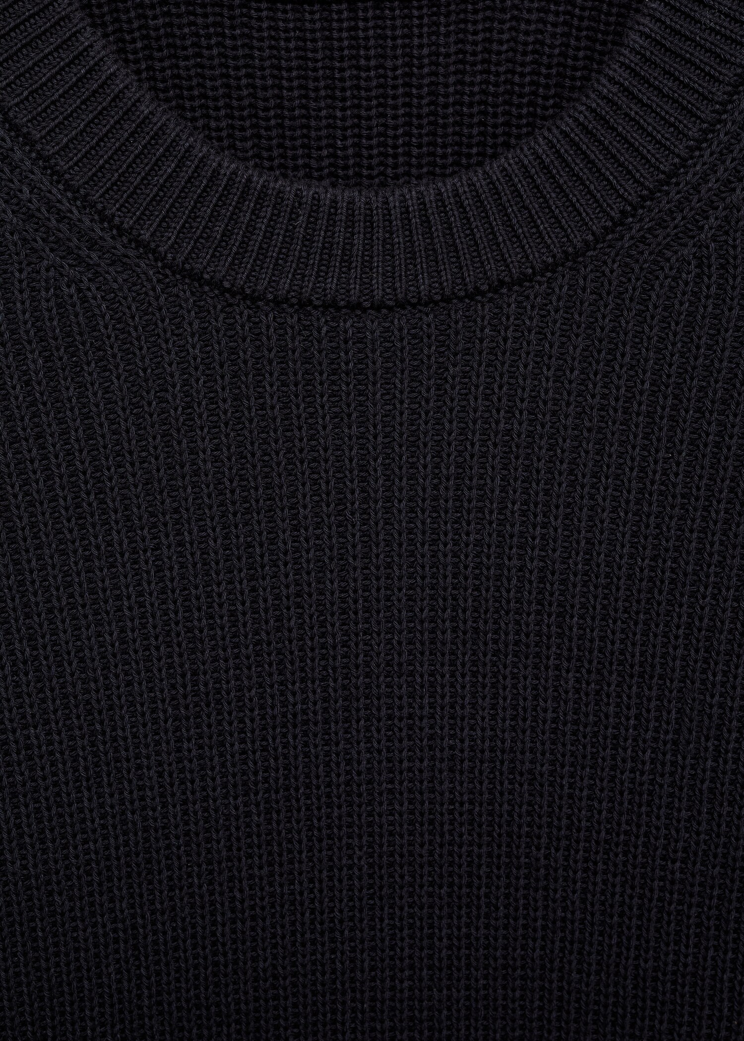 Fine rib-knit cotton sweater - Details of the article 8