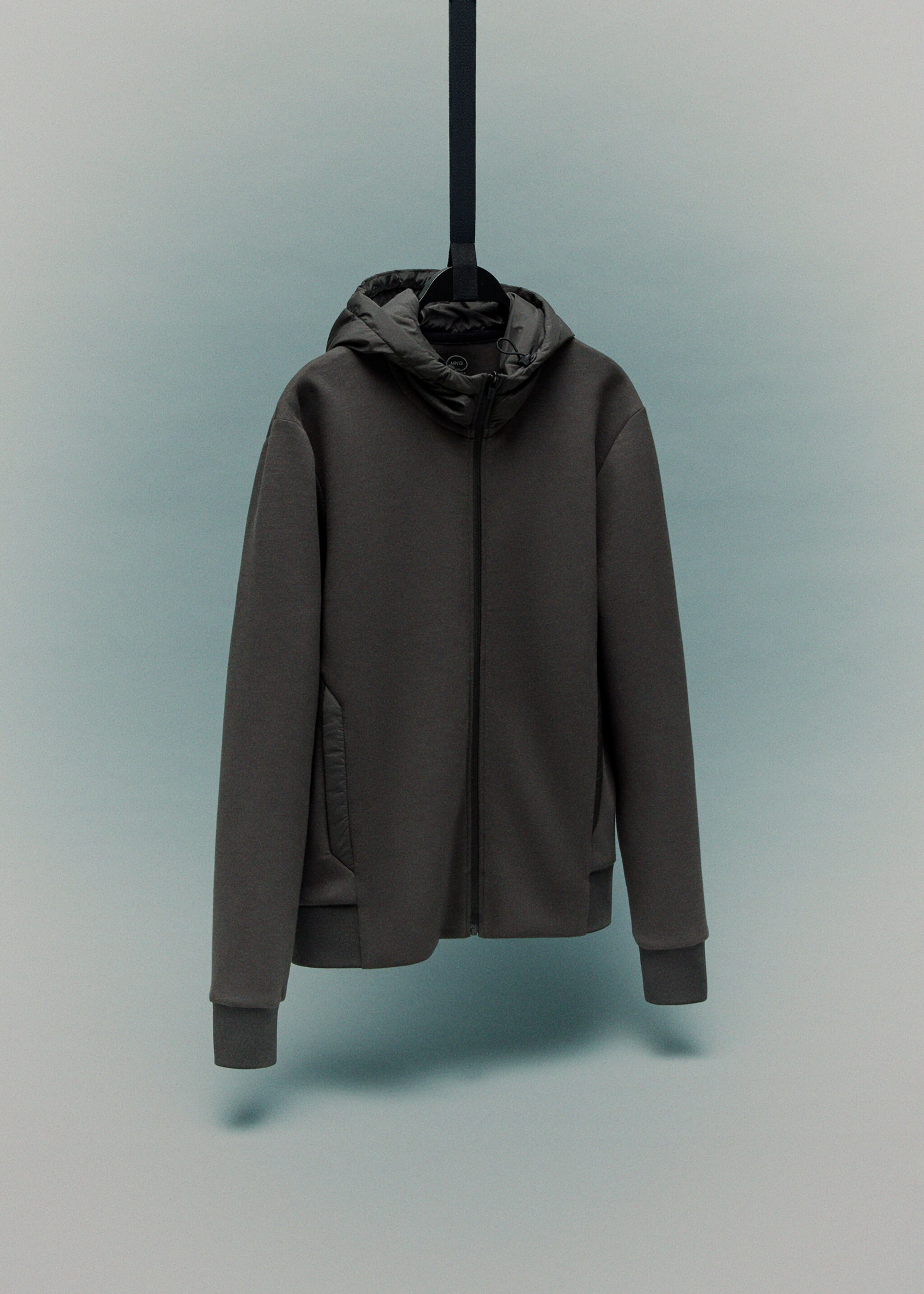 Sweat capuche Thermolite® - Détail de l'article 9, Marron moyen. Ref: 17015979-00.