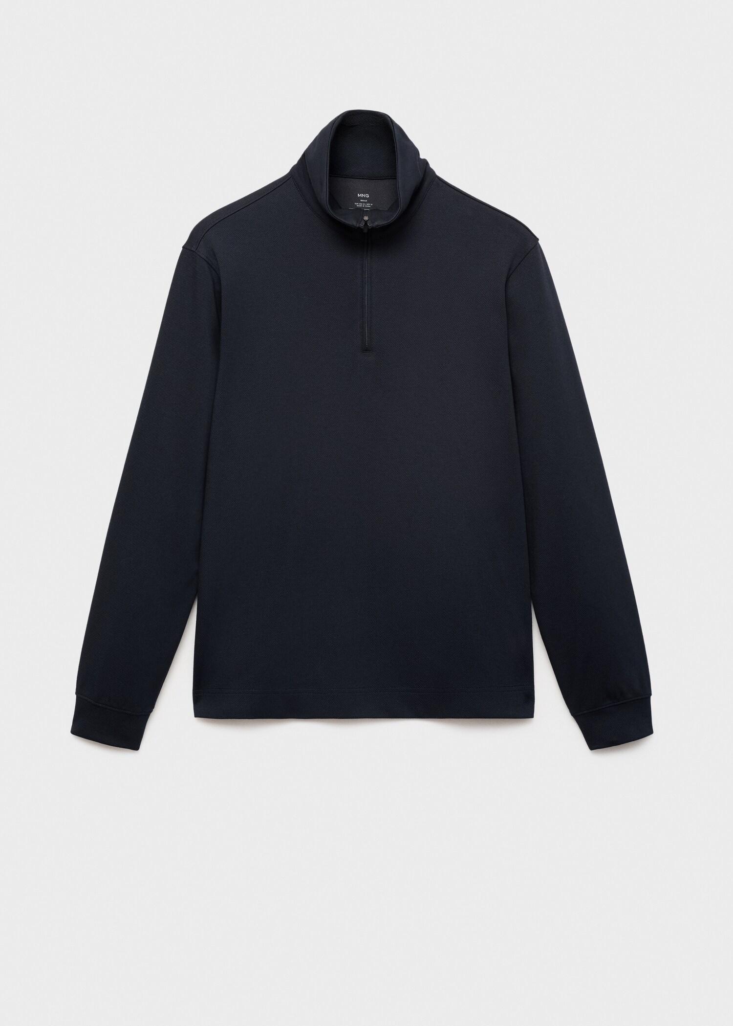 Sudadera cremallera regular fit - Artículo sin modelo