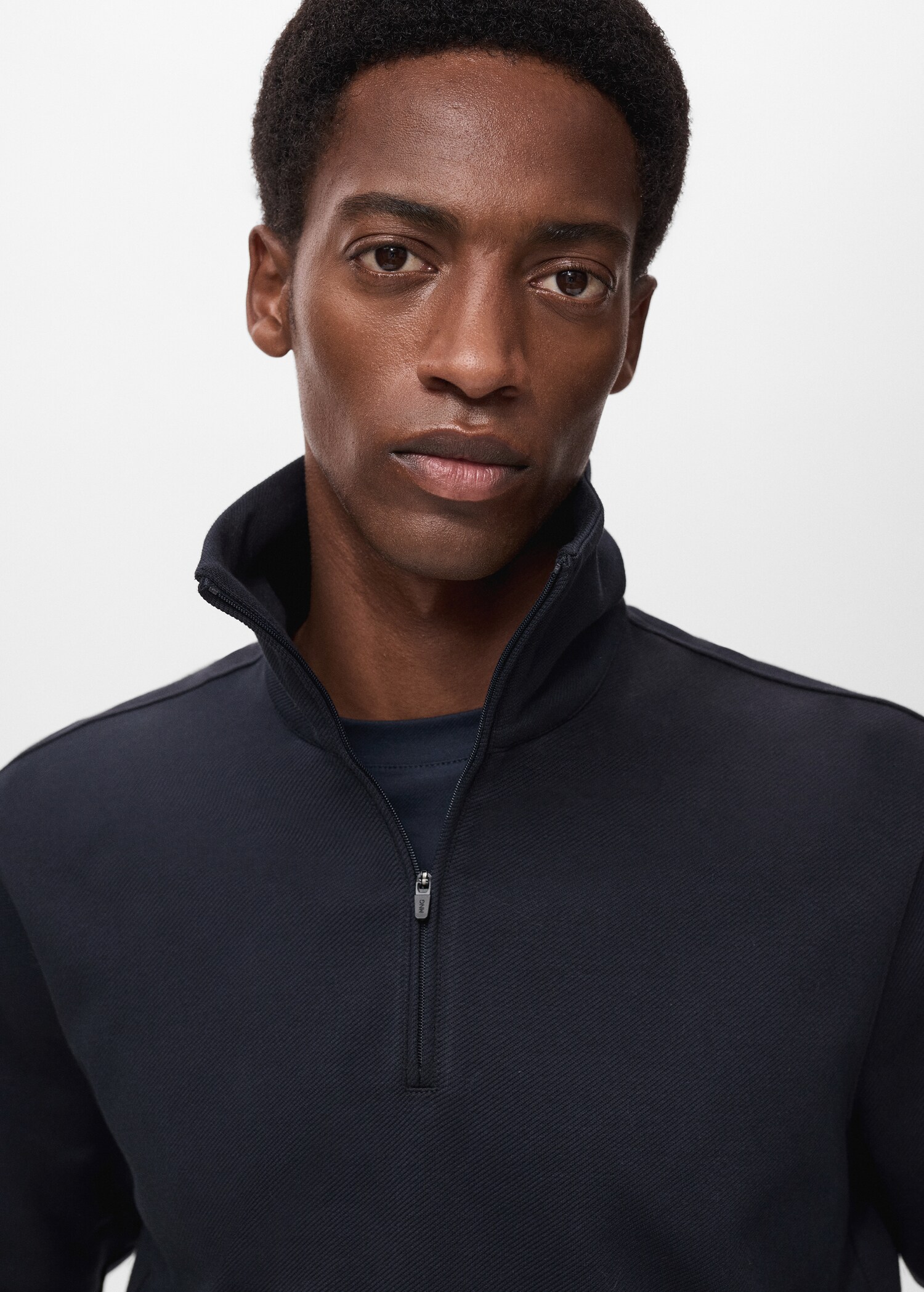 Sudadera cremallera regular fit - Detalle del artículo 1