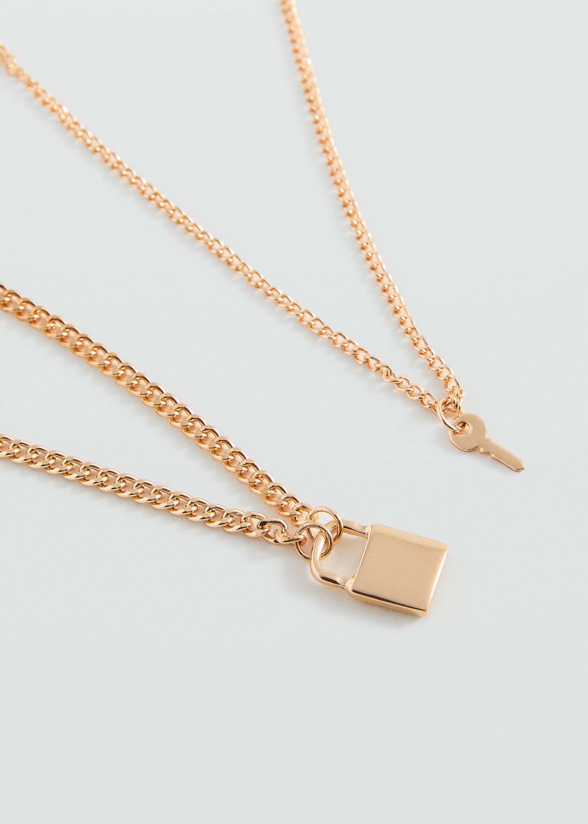 Necklace jaume - Medium plane, Gold. Ref: 17015989-00.