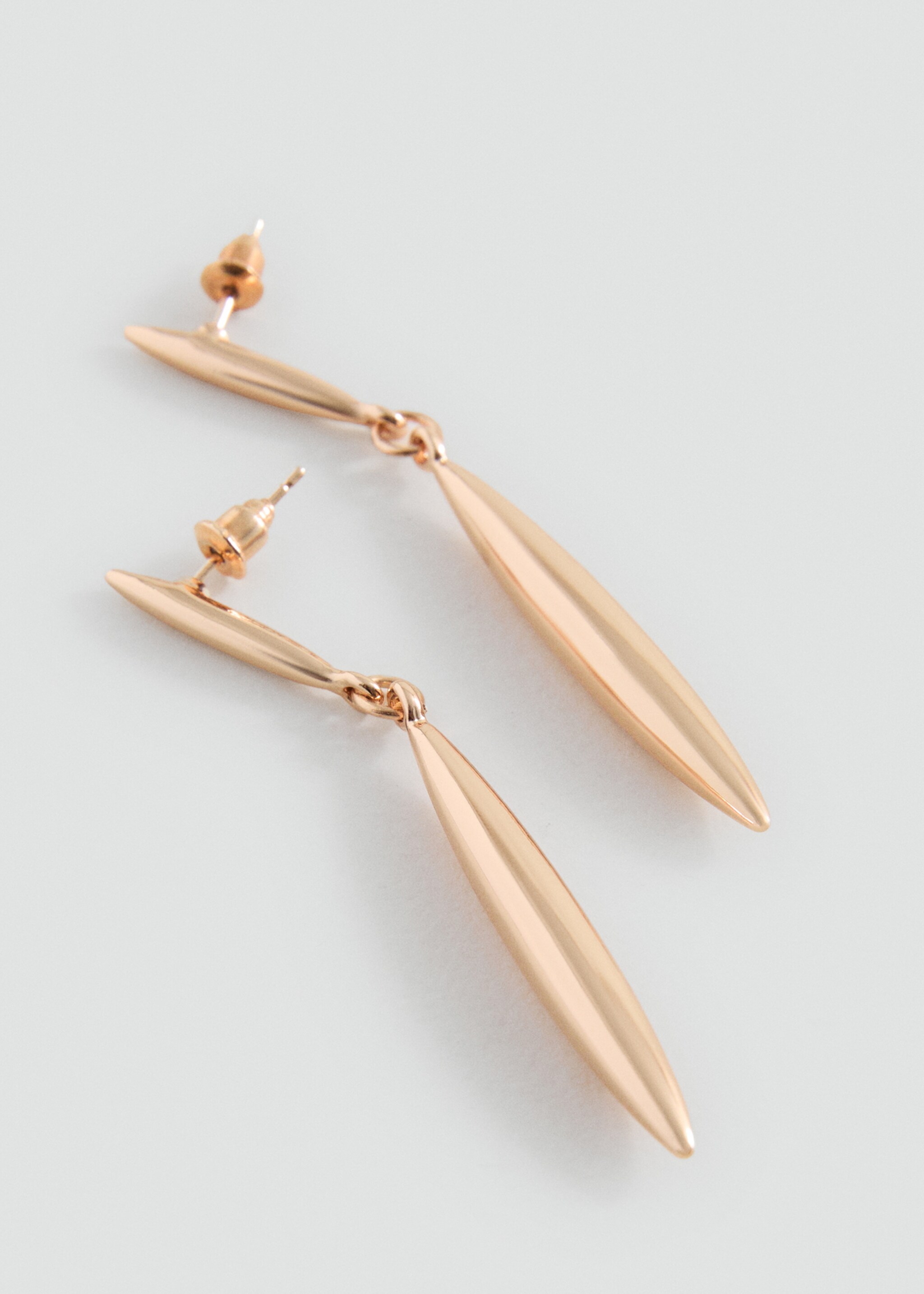 Long drop earrings - Medium plane, Gold. Ref: 17015992-00.