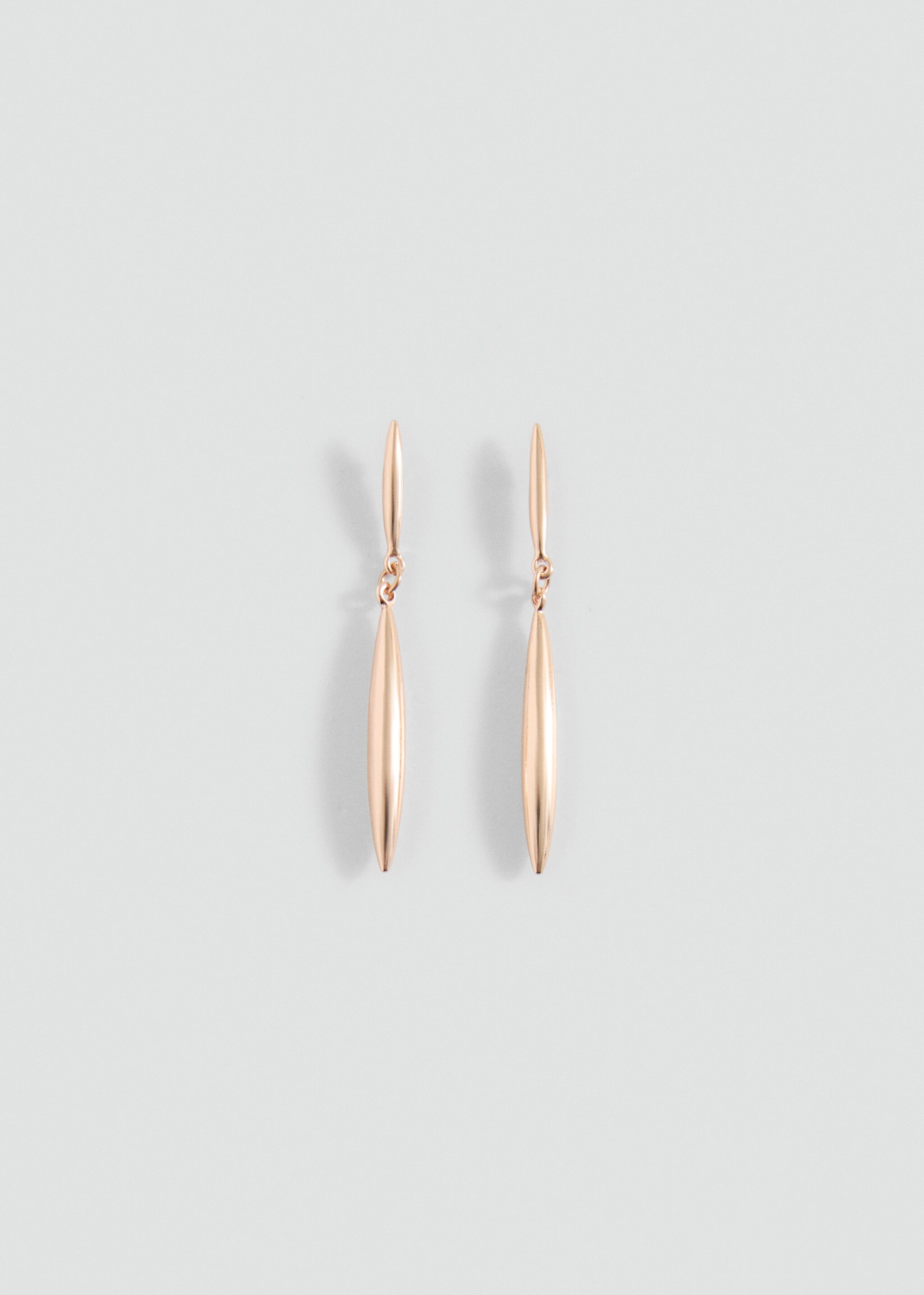 Long drop earrings - Article without model, Gold. Ref: 17015992-00.