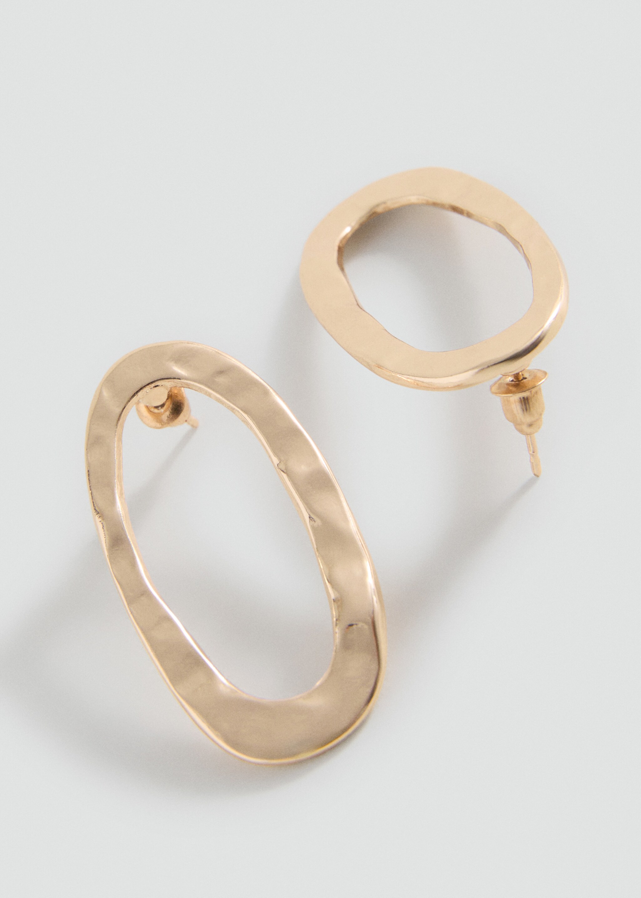 Circular-design earrings - Medium plane, Gold. Ref: 17015993-00.