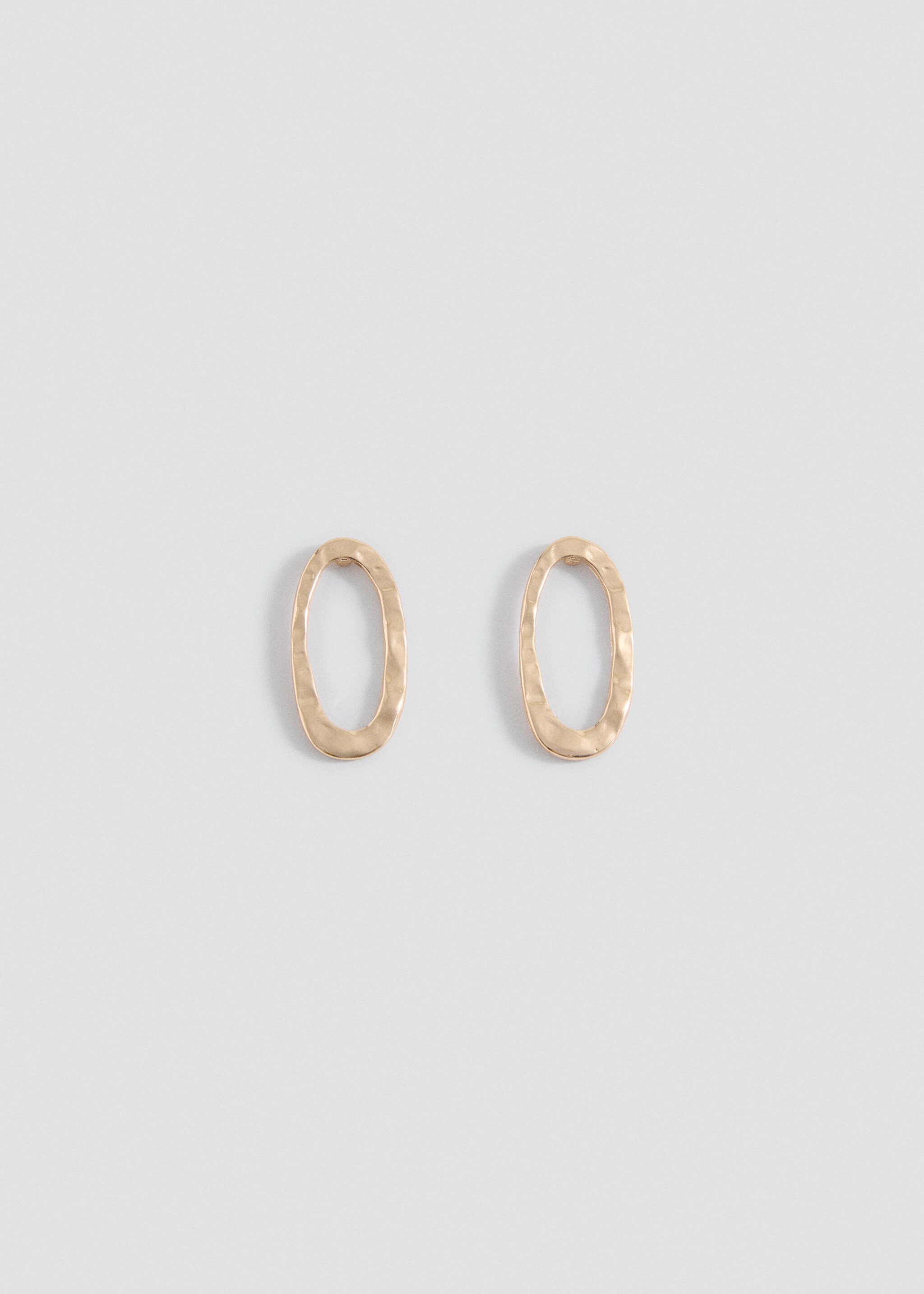 Circular-design earrings - Article without model, Gold. Ref: 17015993-00.