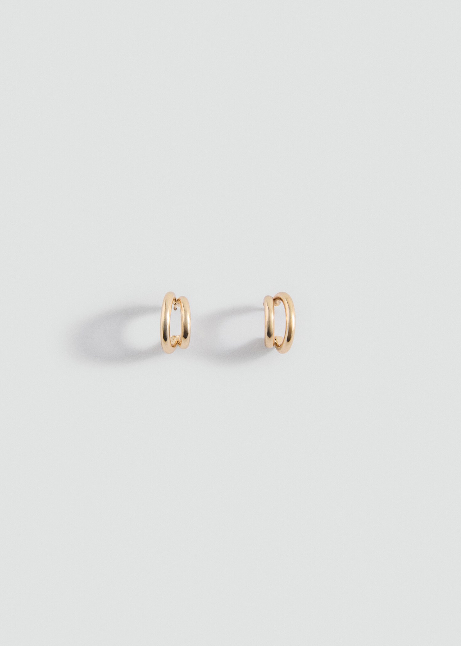 Metallic hoop earrings - Article without model