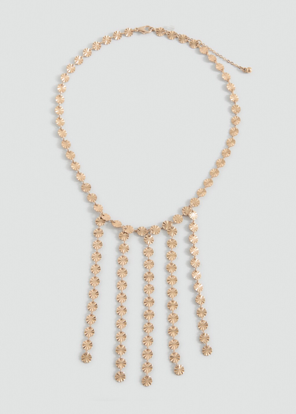 Long triple necklace