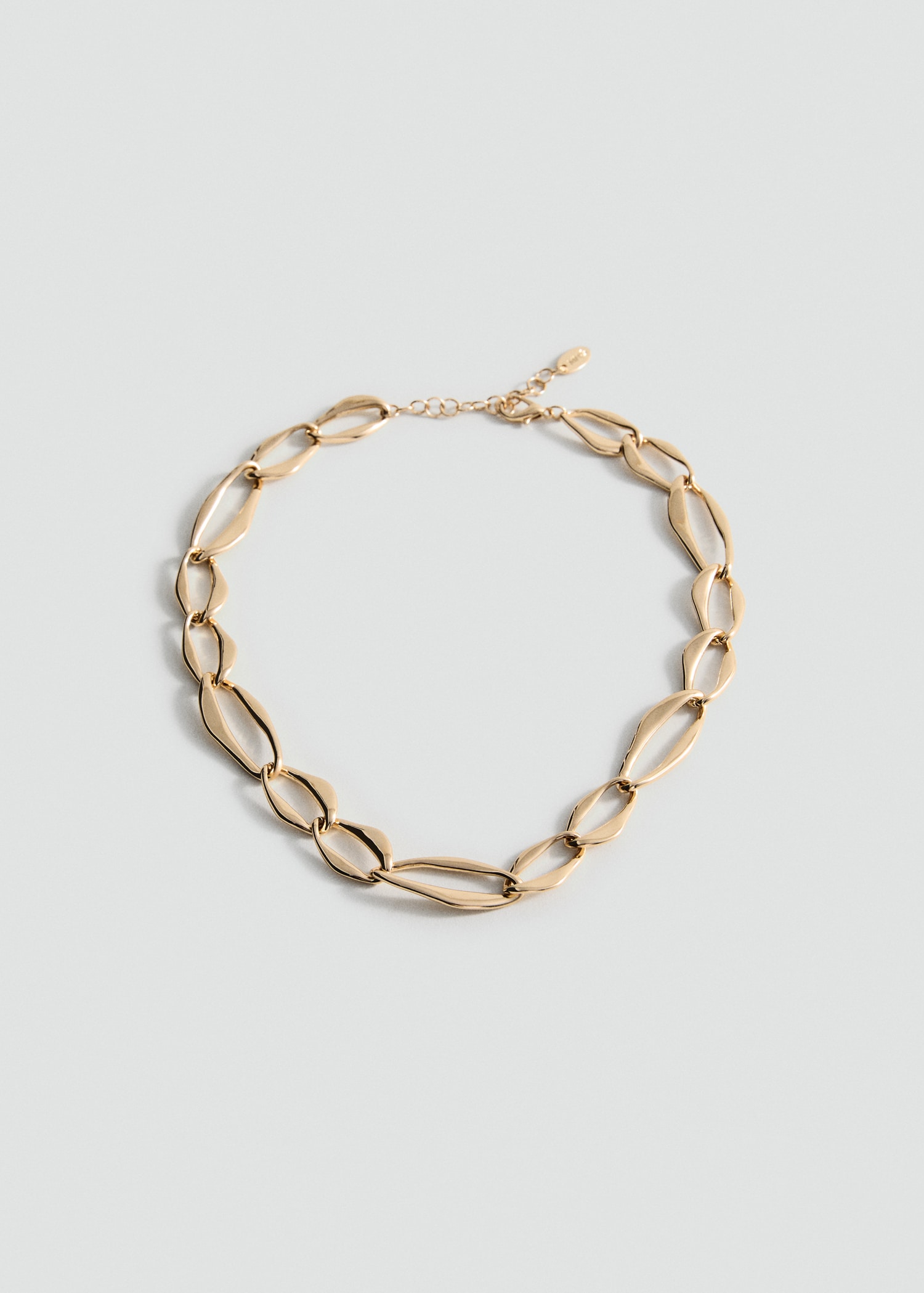 Flat link necklace - Article without model