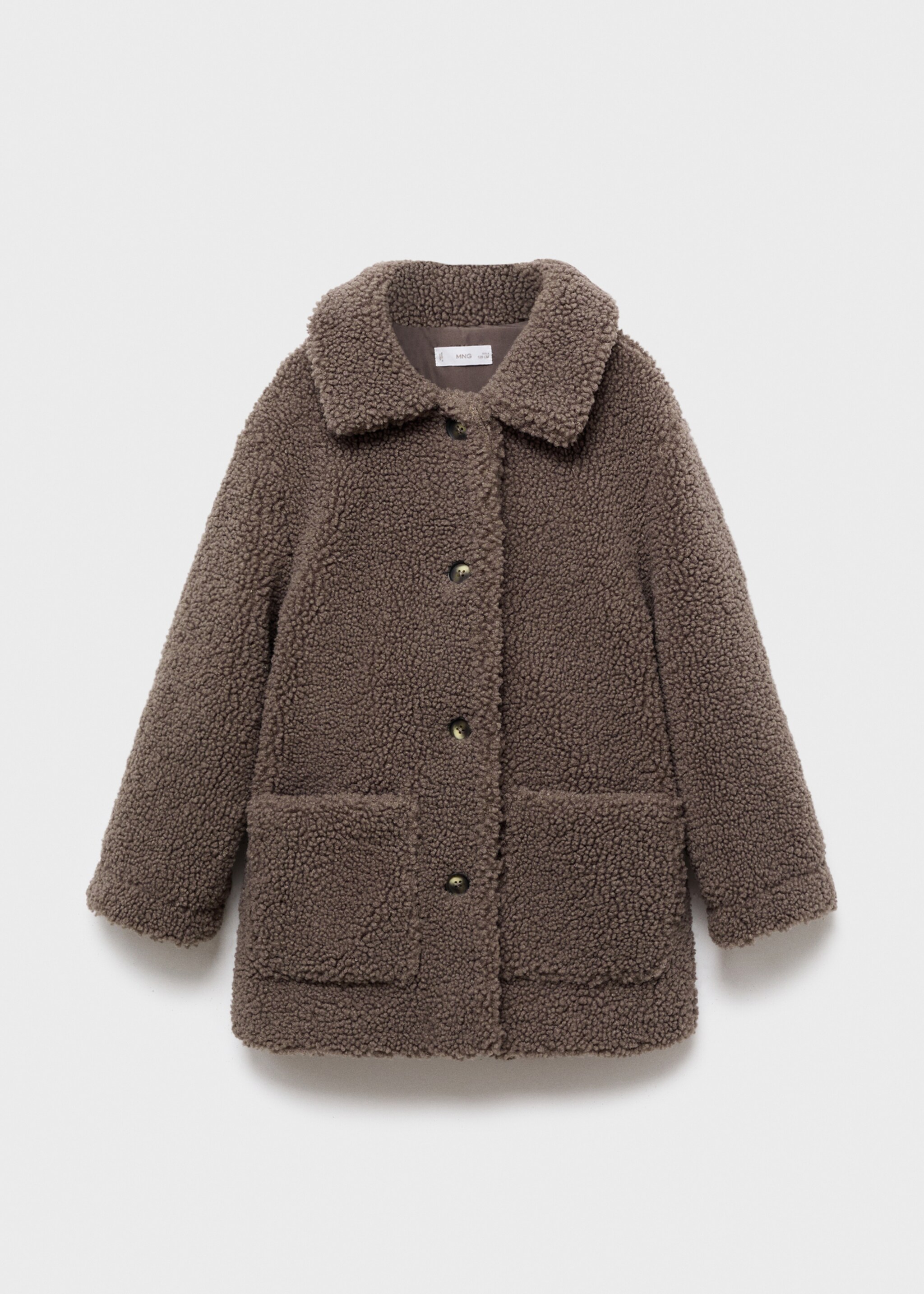 Coat teddy - Article without model, Brown. Ref: 17016331-00.