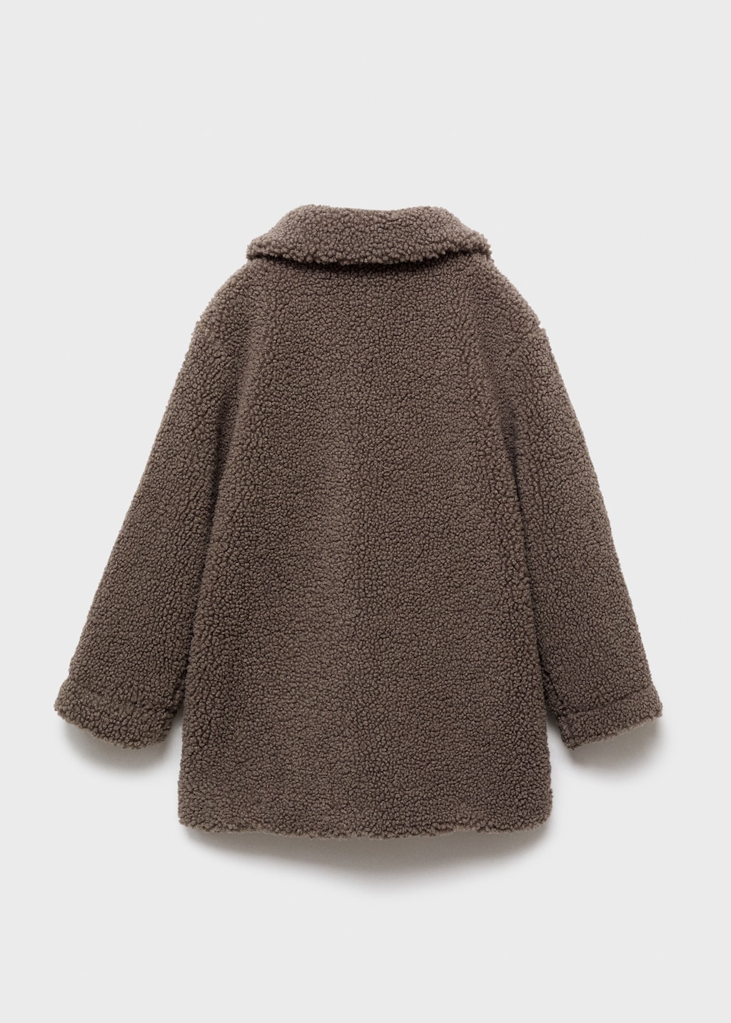 Shearling-effect coat
