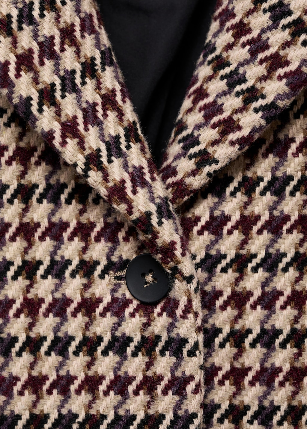 Houndstooth coat