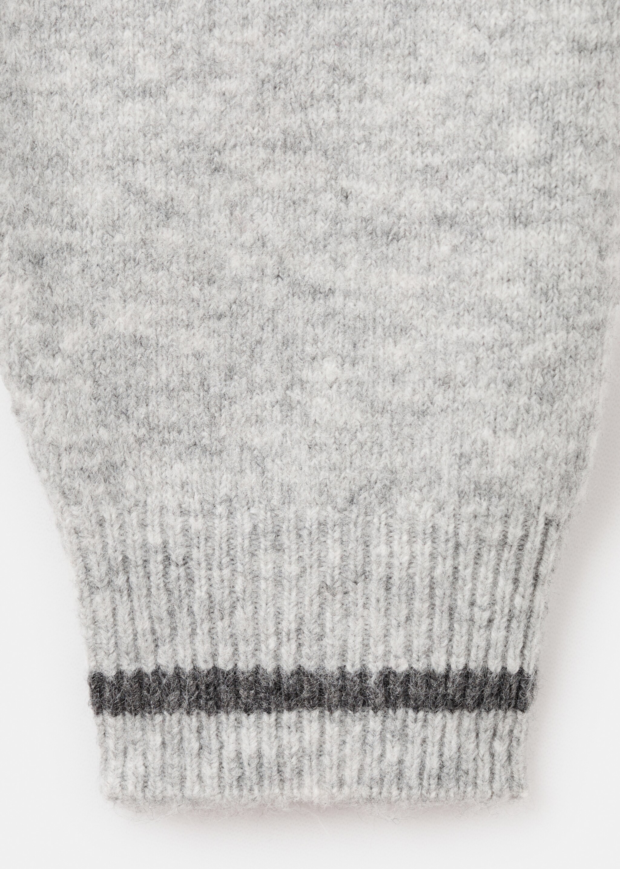 Pull-over brodé maille - Détail de l'article 0, Gris chiné clair. Ref: 17016336-00.
