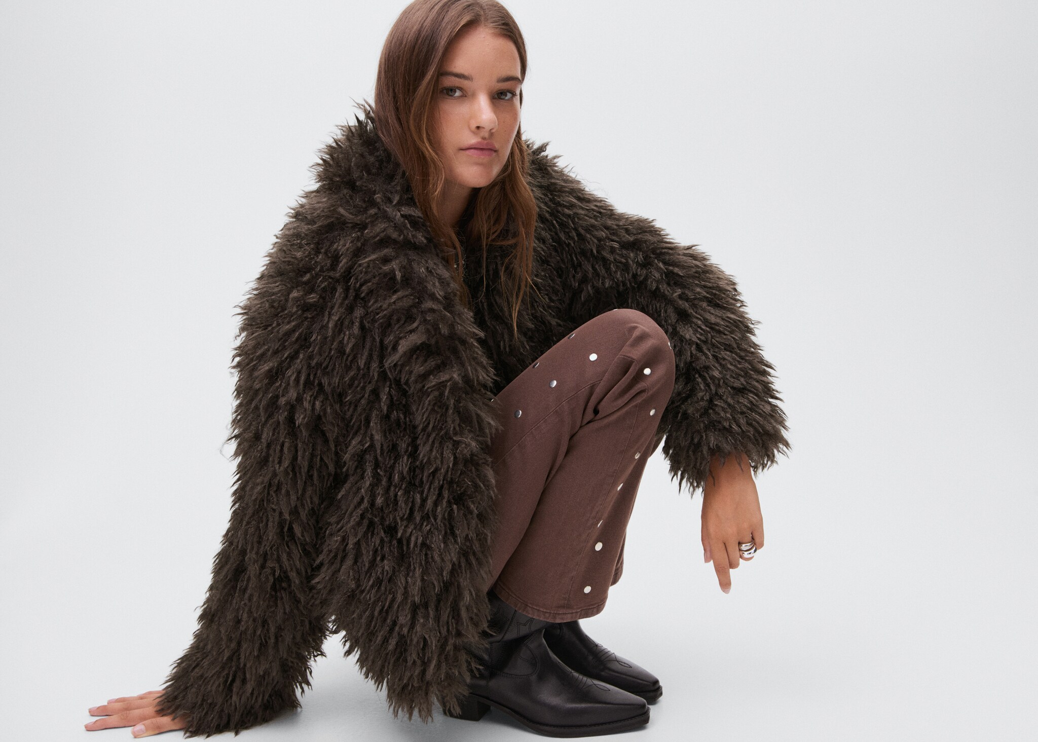 Short fur effect coat - Details of the article 2