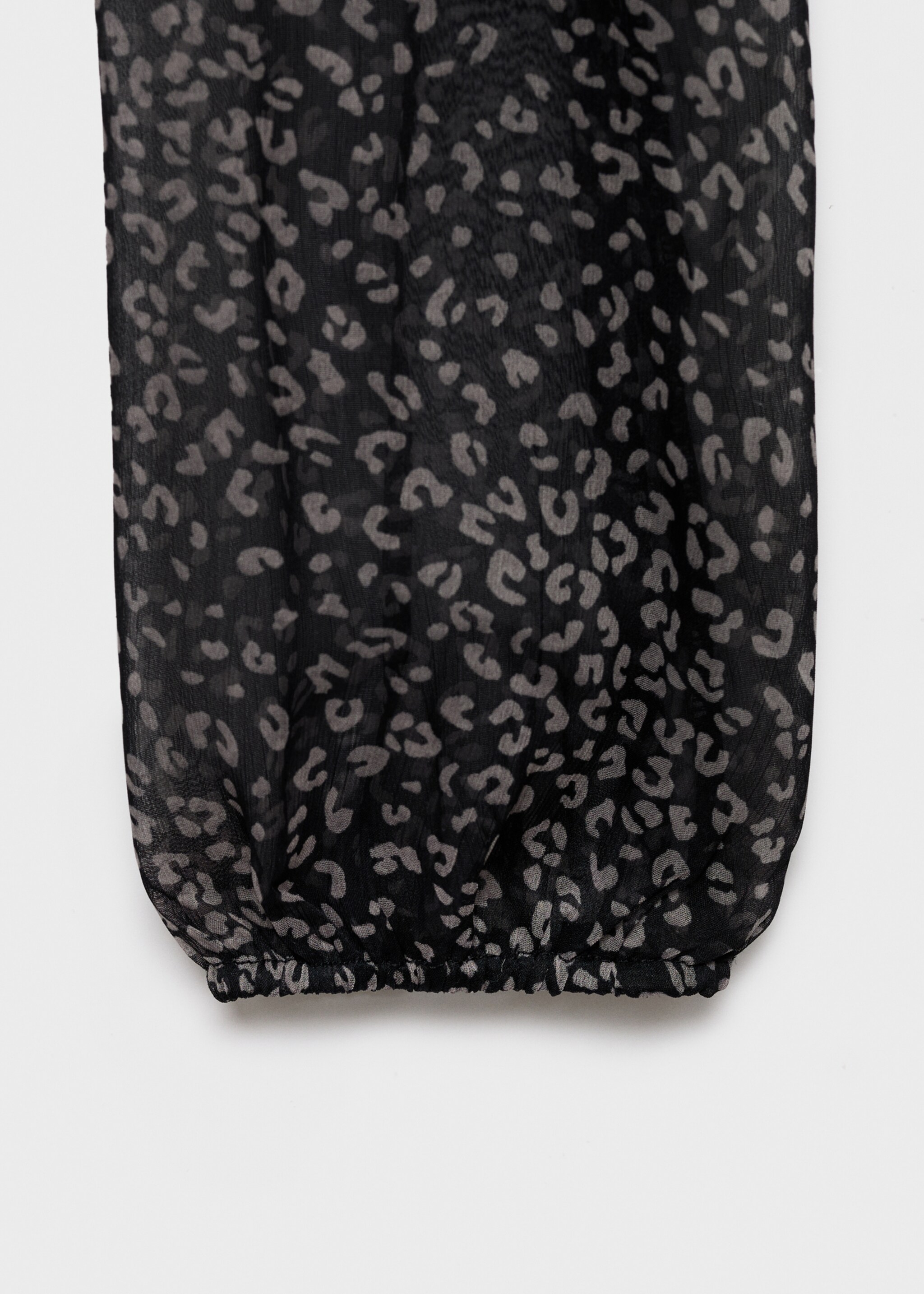 Blouse asymétrique léopard - Détail de l'article 0, Noir. Ref: 17016338-00.