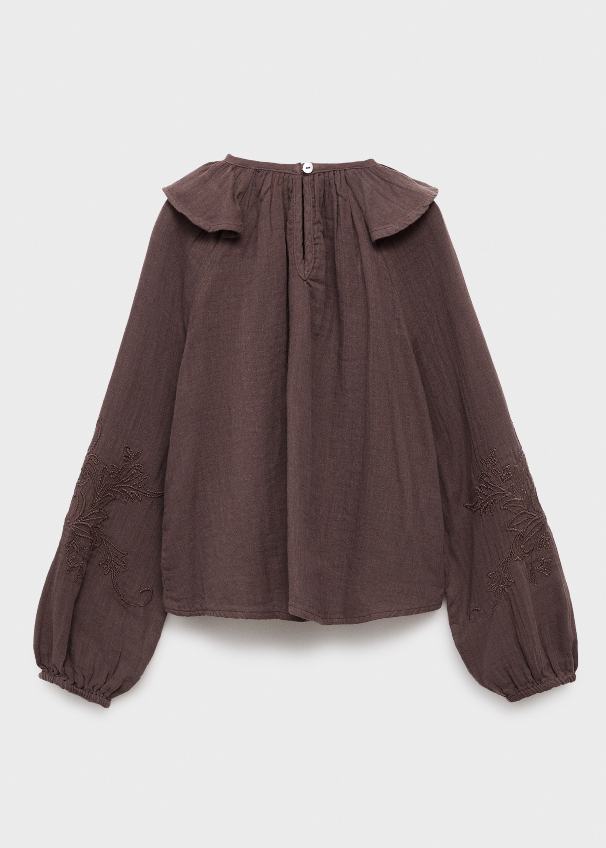Blouse maggie - Reverse of the article, Brown. Ref: 17016340-00.