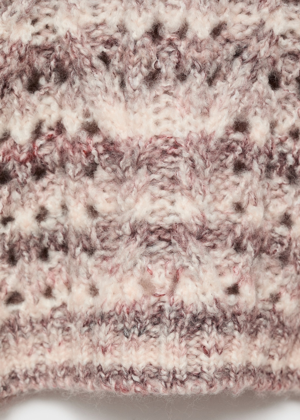 Marbled knitted sweater
