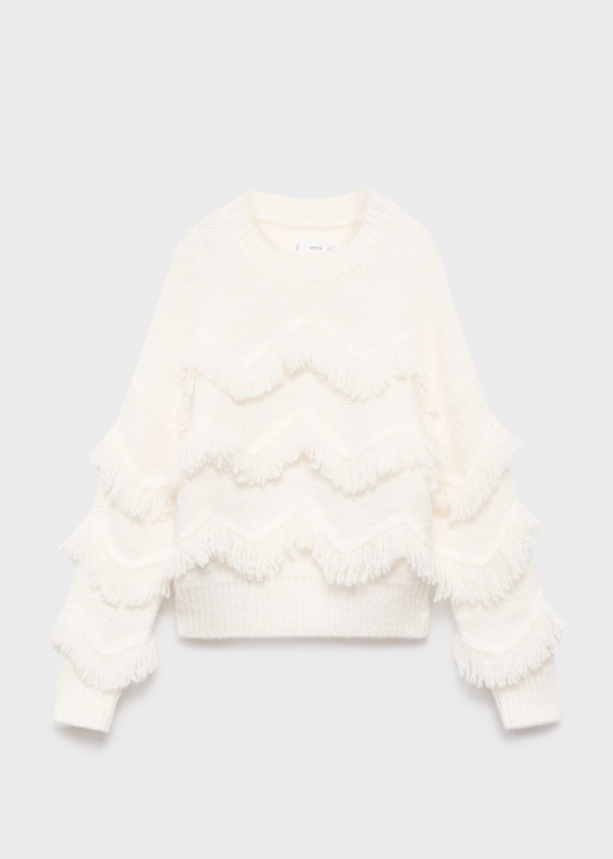 Pull flequi - Article sans modèle, Blanc cassé. Ref: 17016344-00.