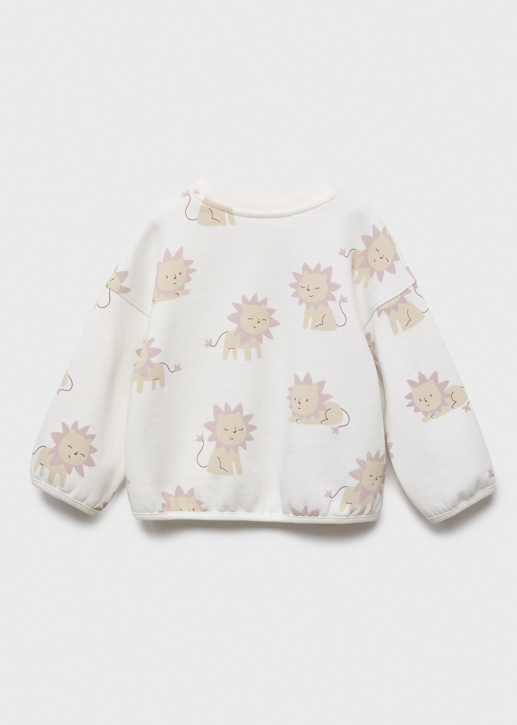 Sweatshirt lionset - Reverse of the article, Off White. Ref: 17016346-00.