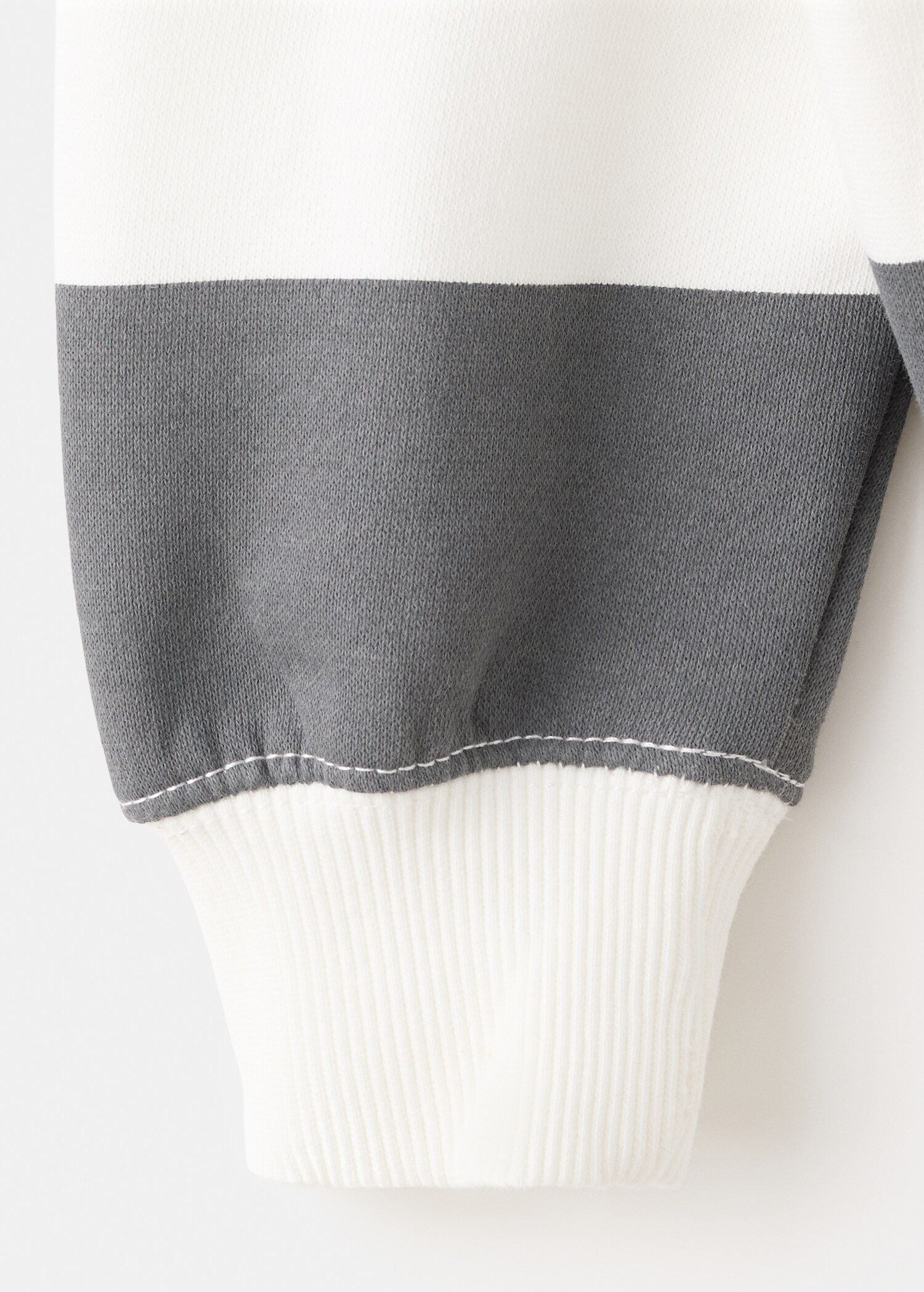 Sweat-shirt coton rayures - Détail de l'article 0