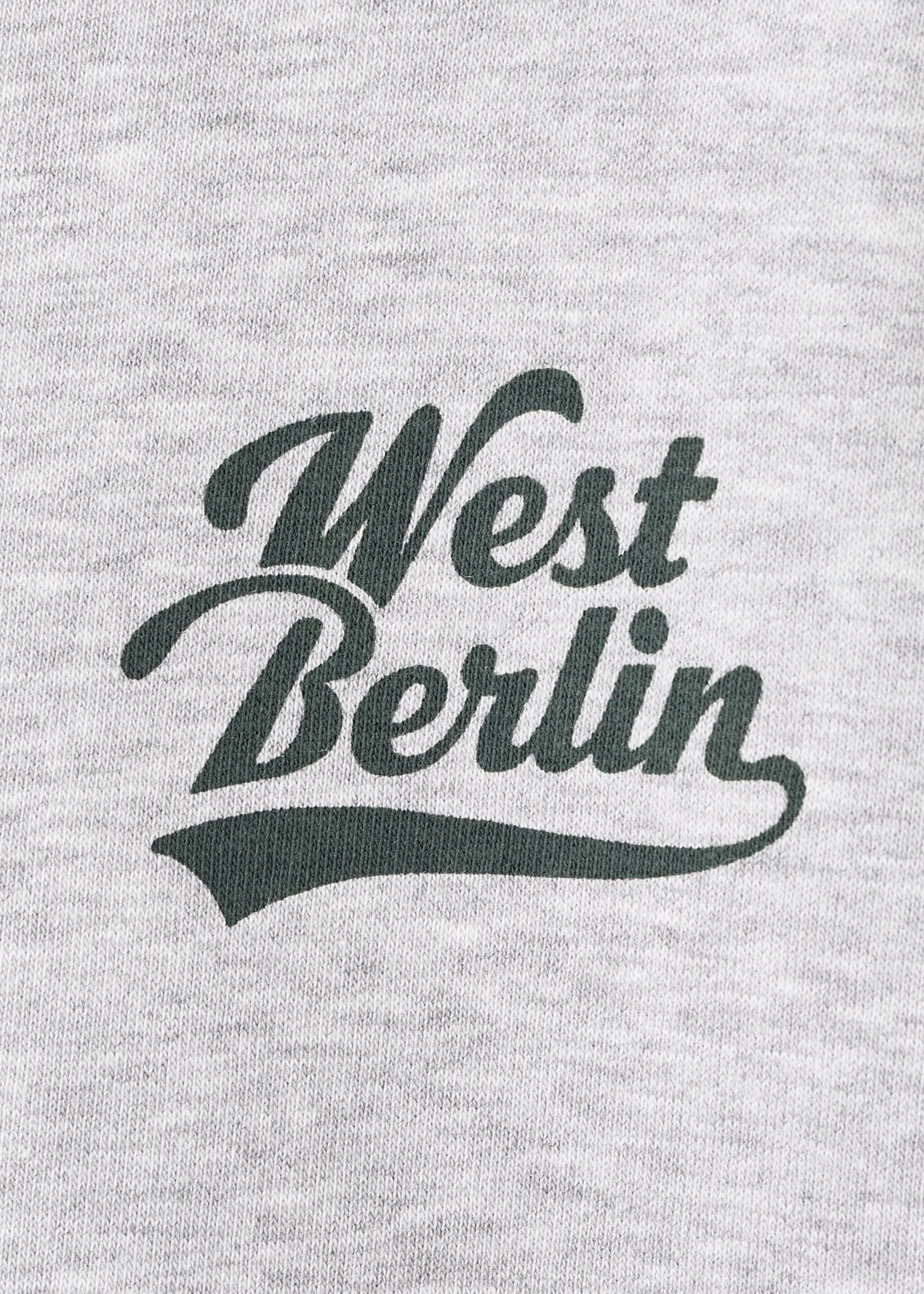 Sweat berlin - Détail de l'article 8, Gris chiné moyen. Ref: 17016349-00.