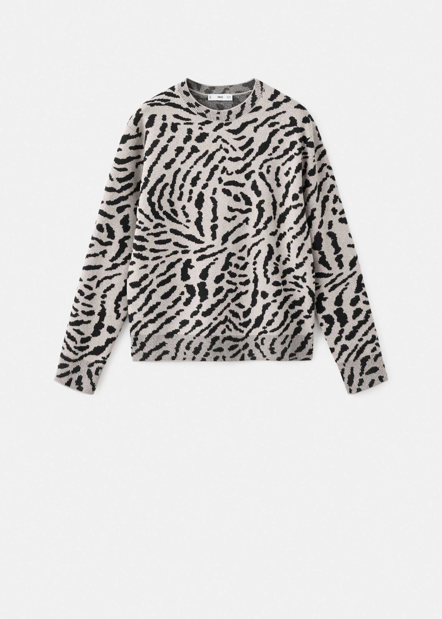 Jersey punto animal print - Artículo sin modelo