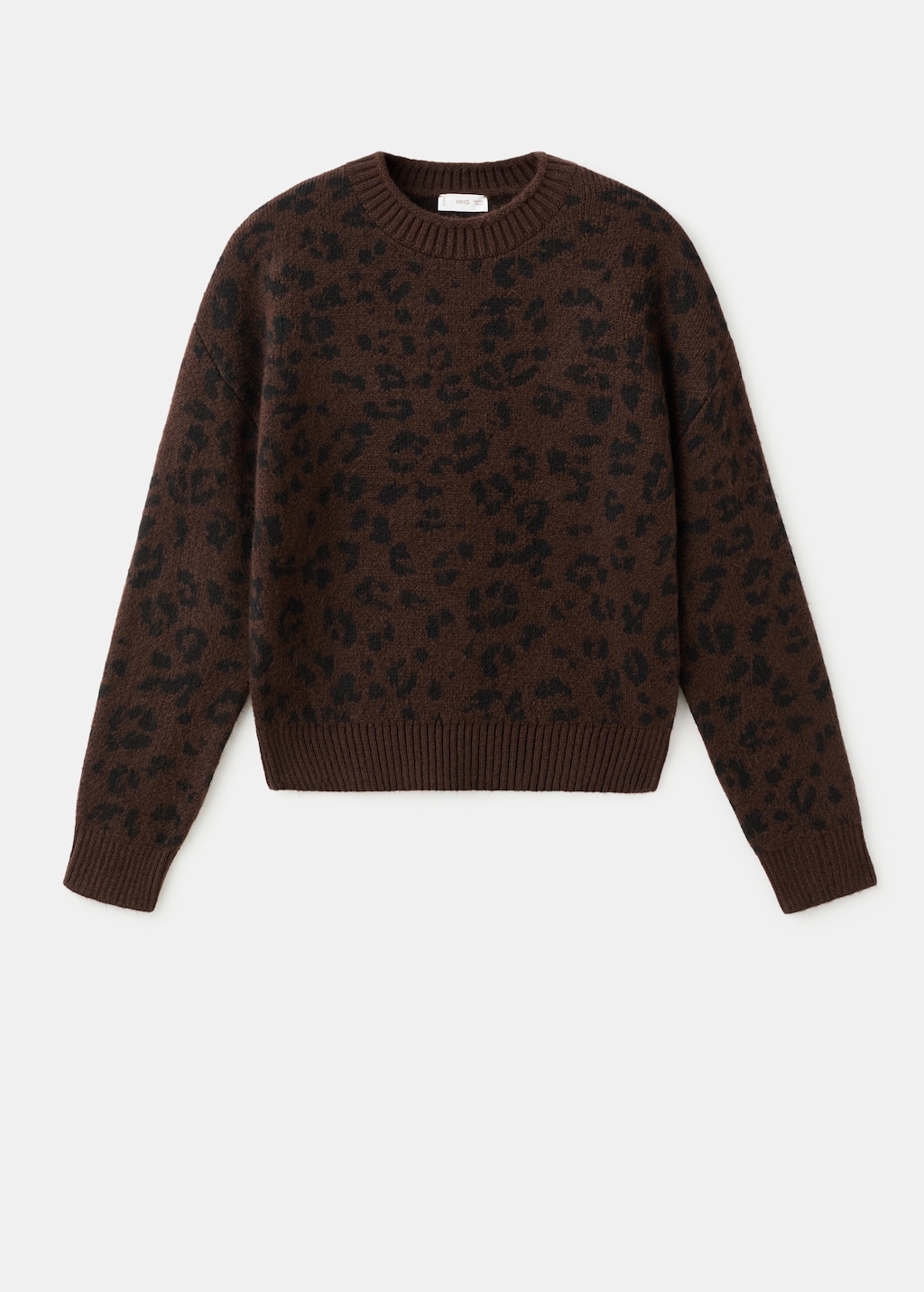Leopard pattern sweater