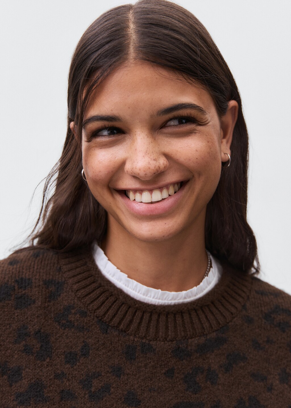 Leopard pattern sweater