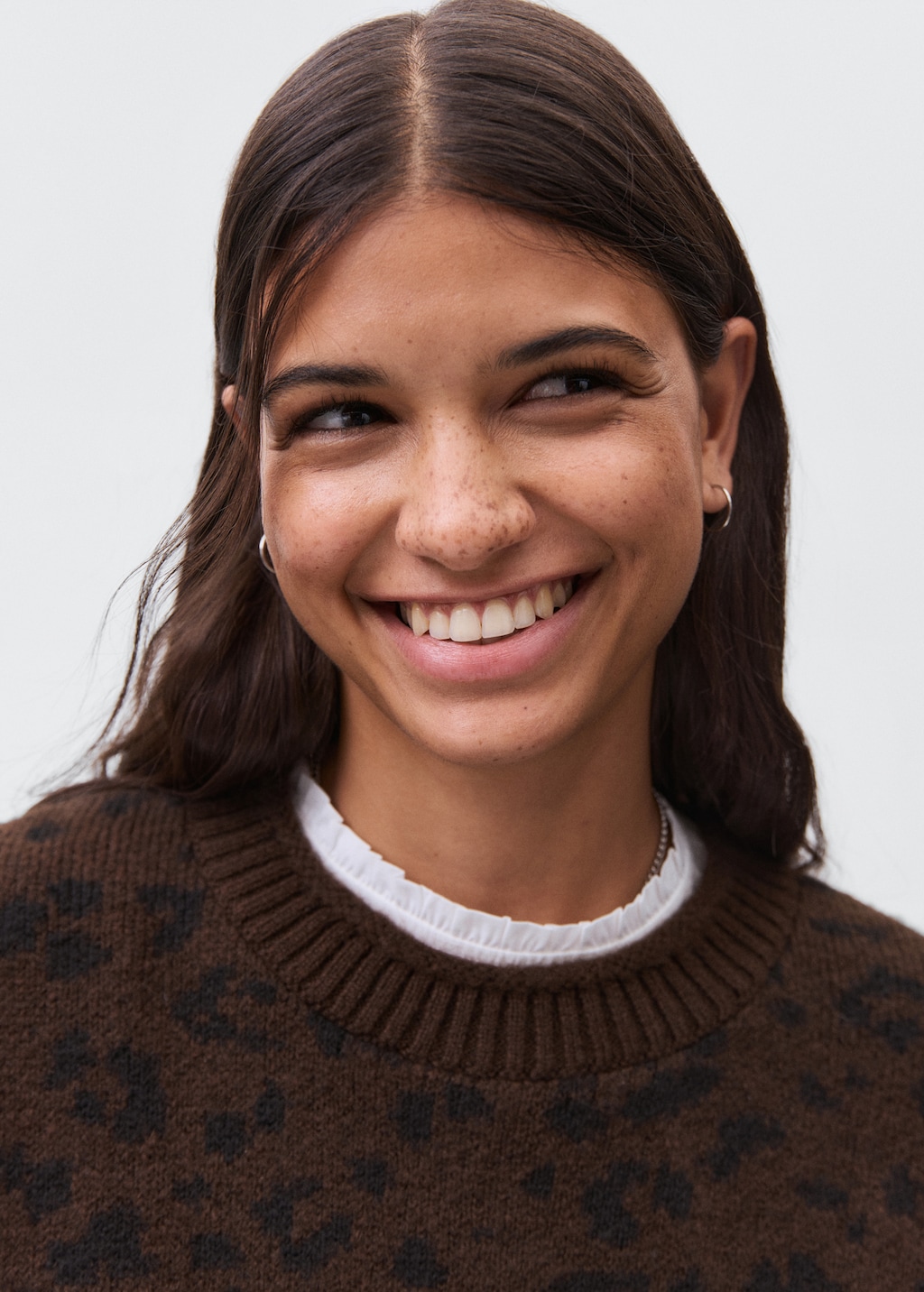 Leopard pattern sweater