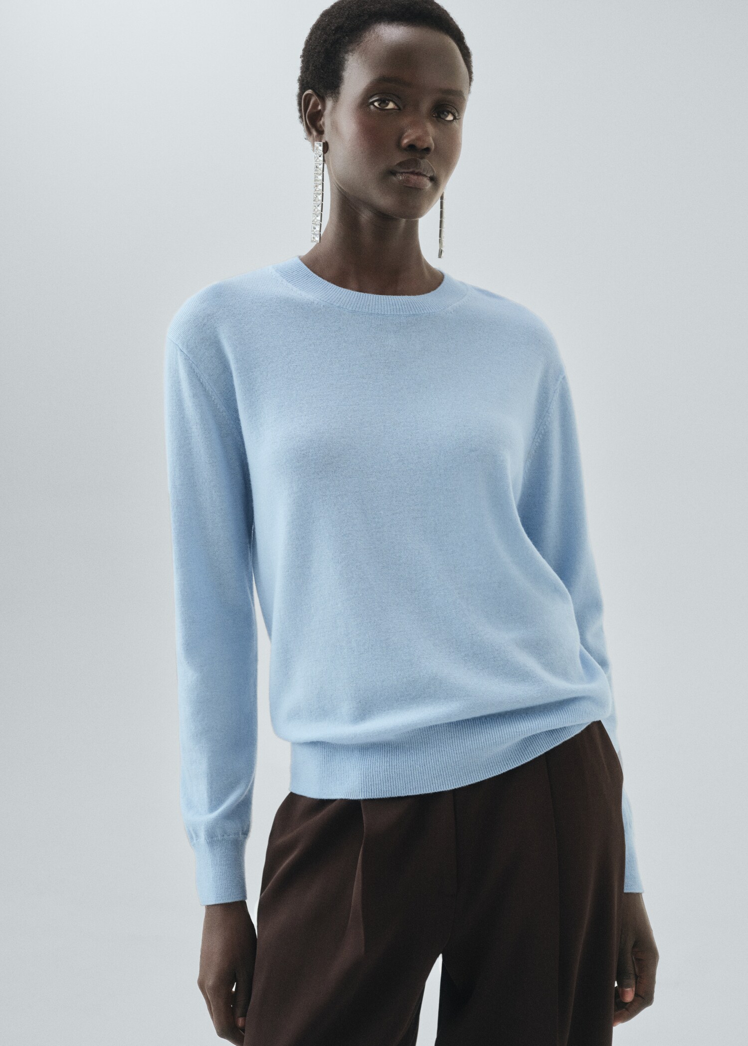 Pullover aus 100% feiner Wollstrick - Mittlere Ansicht