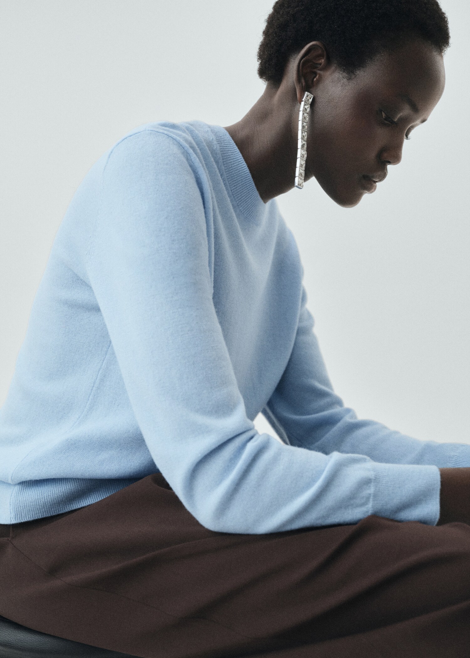 Pullover aus 100% feiner Wollstrick - Detail des Artikels 2