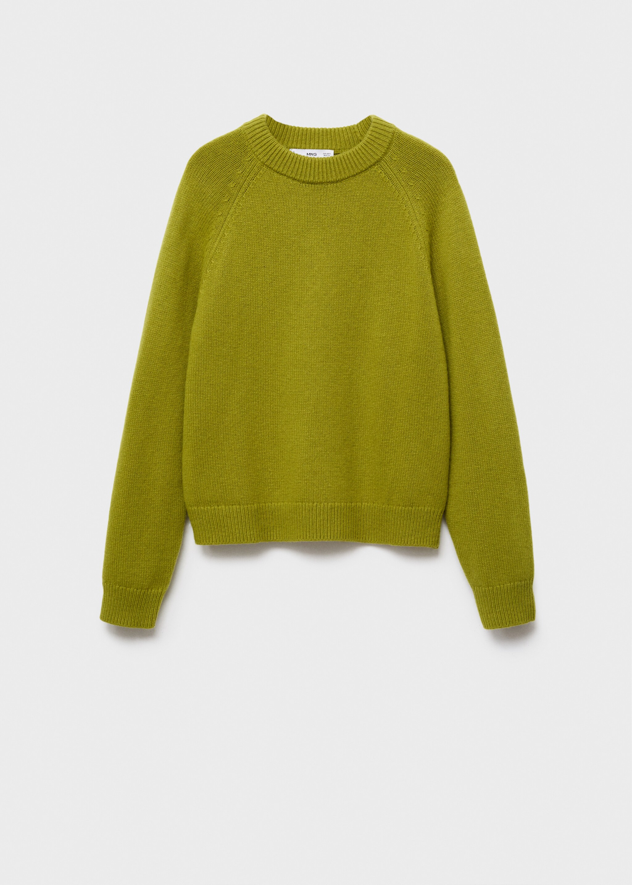 Chunky-knit wool sweater - Article without model, Green. Ref: 17016356-00.