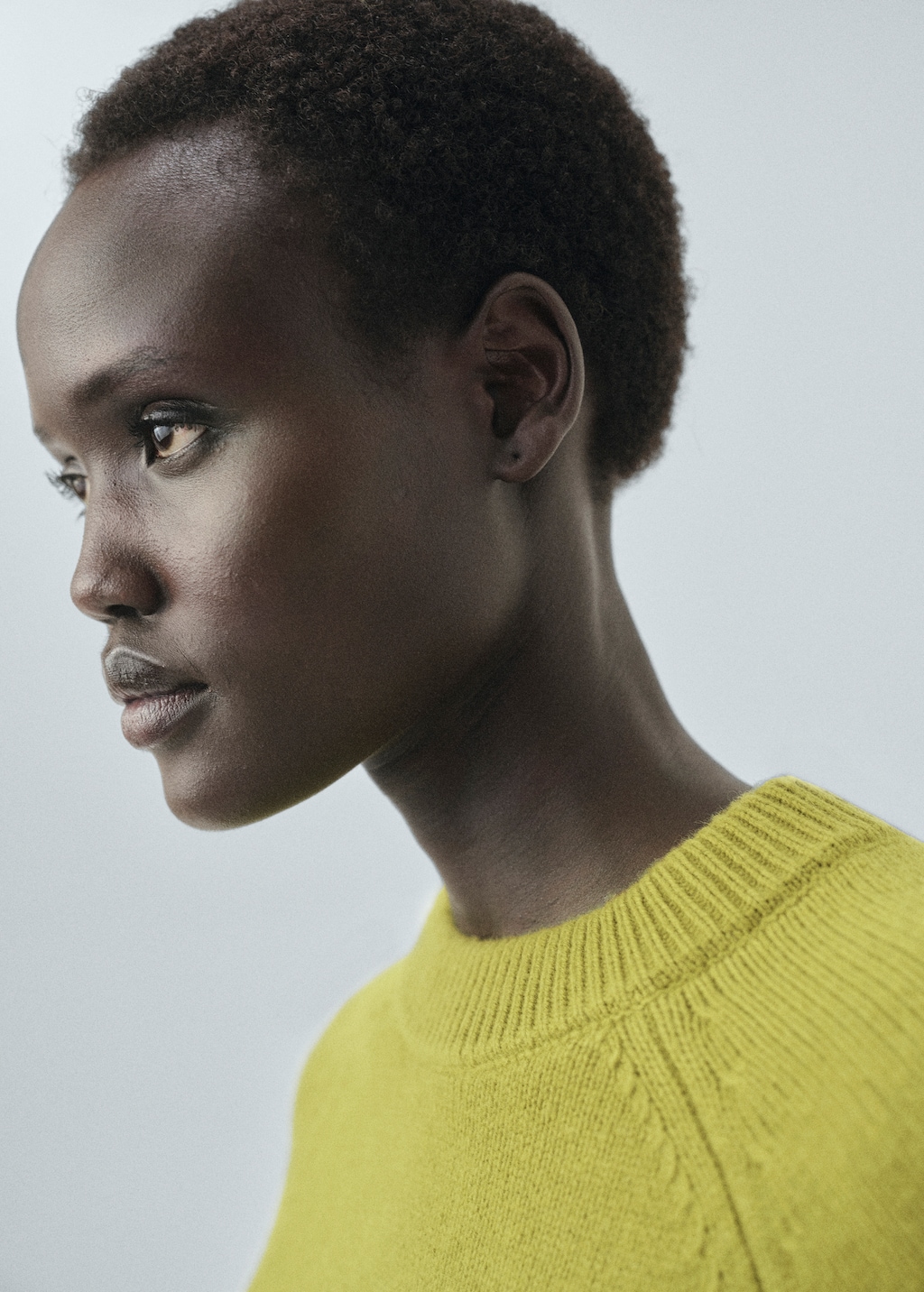 Chunky-knit wool sweater