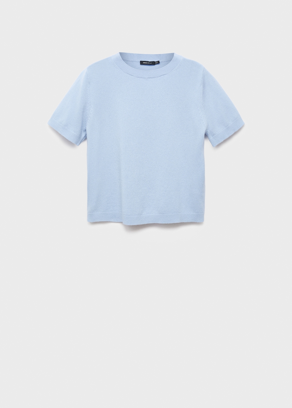 Mango Short-sleeved wool sweater thumbnail