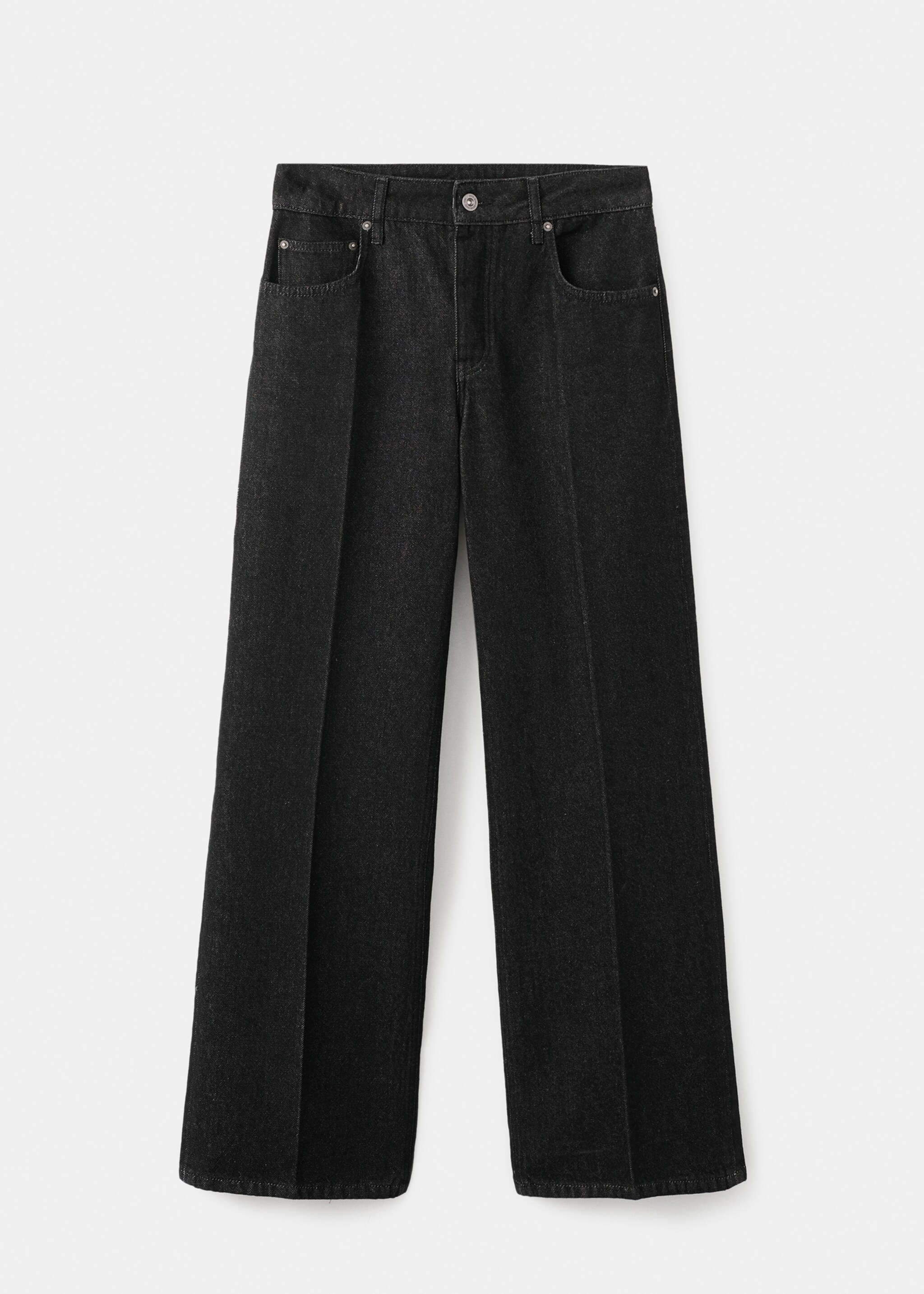 Mid-rise straight jeans - Article without model, Deep Dark Blue. Ref: 17016358-00.