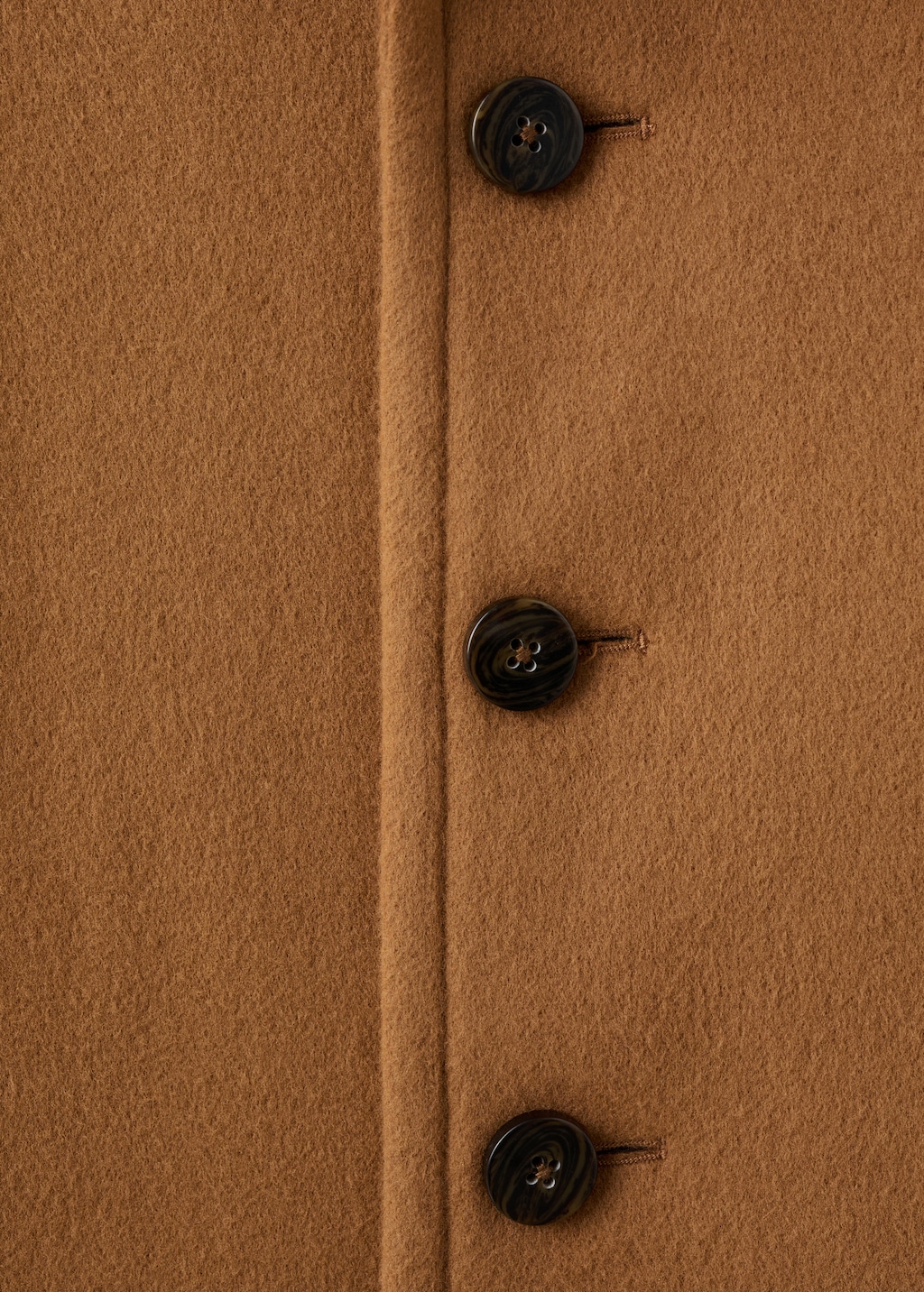 Lapel Manteco wool coat