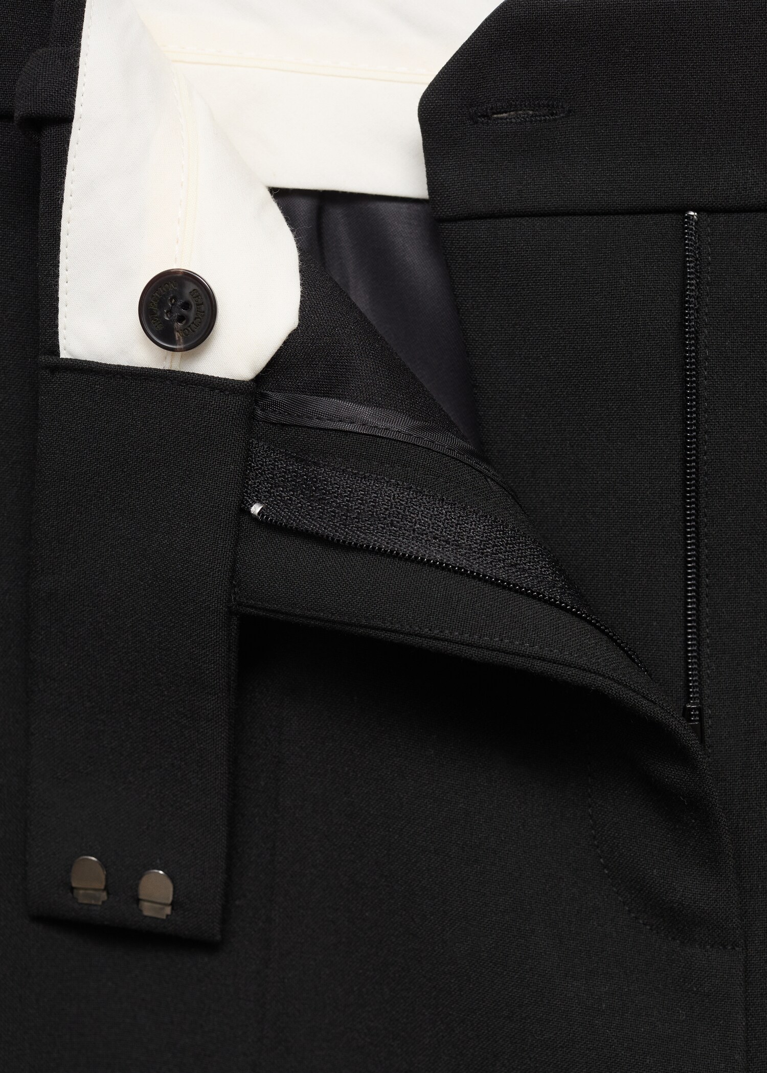 Straight-fit suit trousers - Details of the article 8