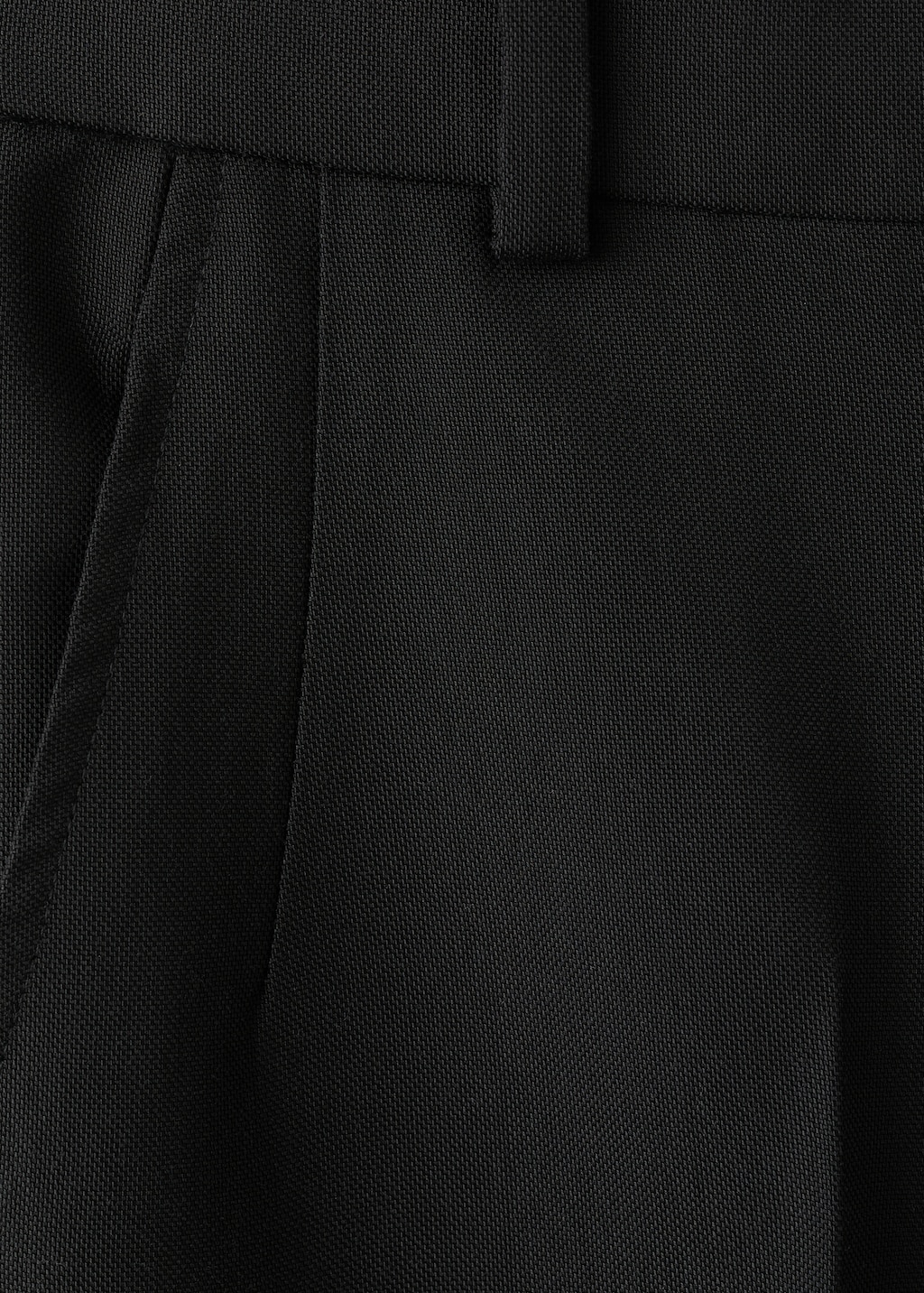 Straight-fit suit pants