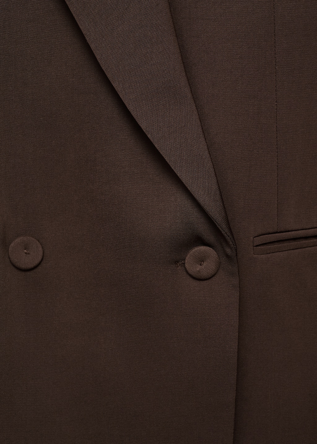 Double-breasted suit blazer